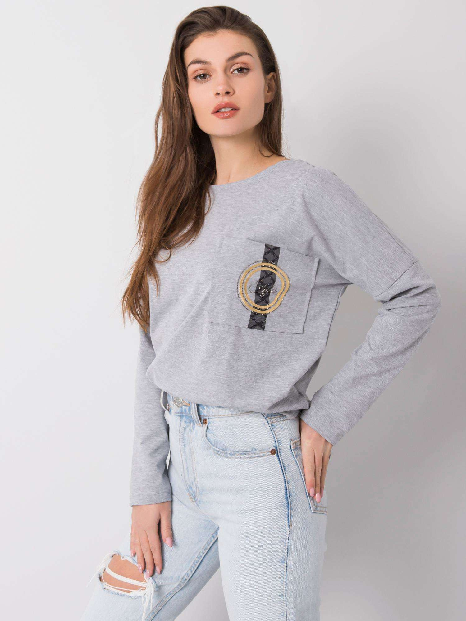 Bluzka Szary - obrazek 3