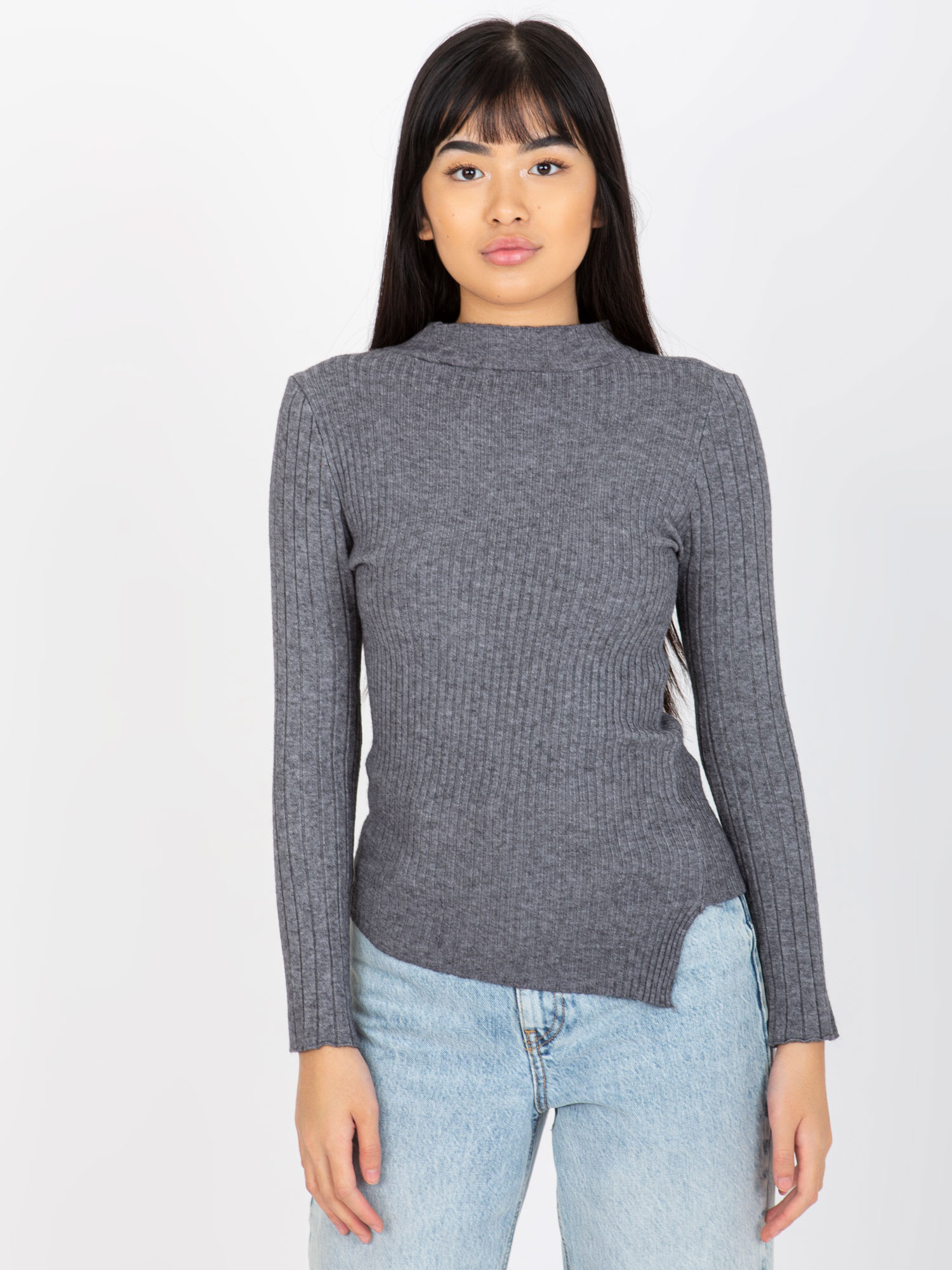 Sweter Ciemny szary - obrazek 3