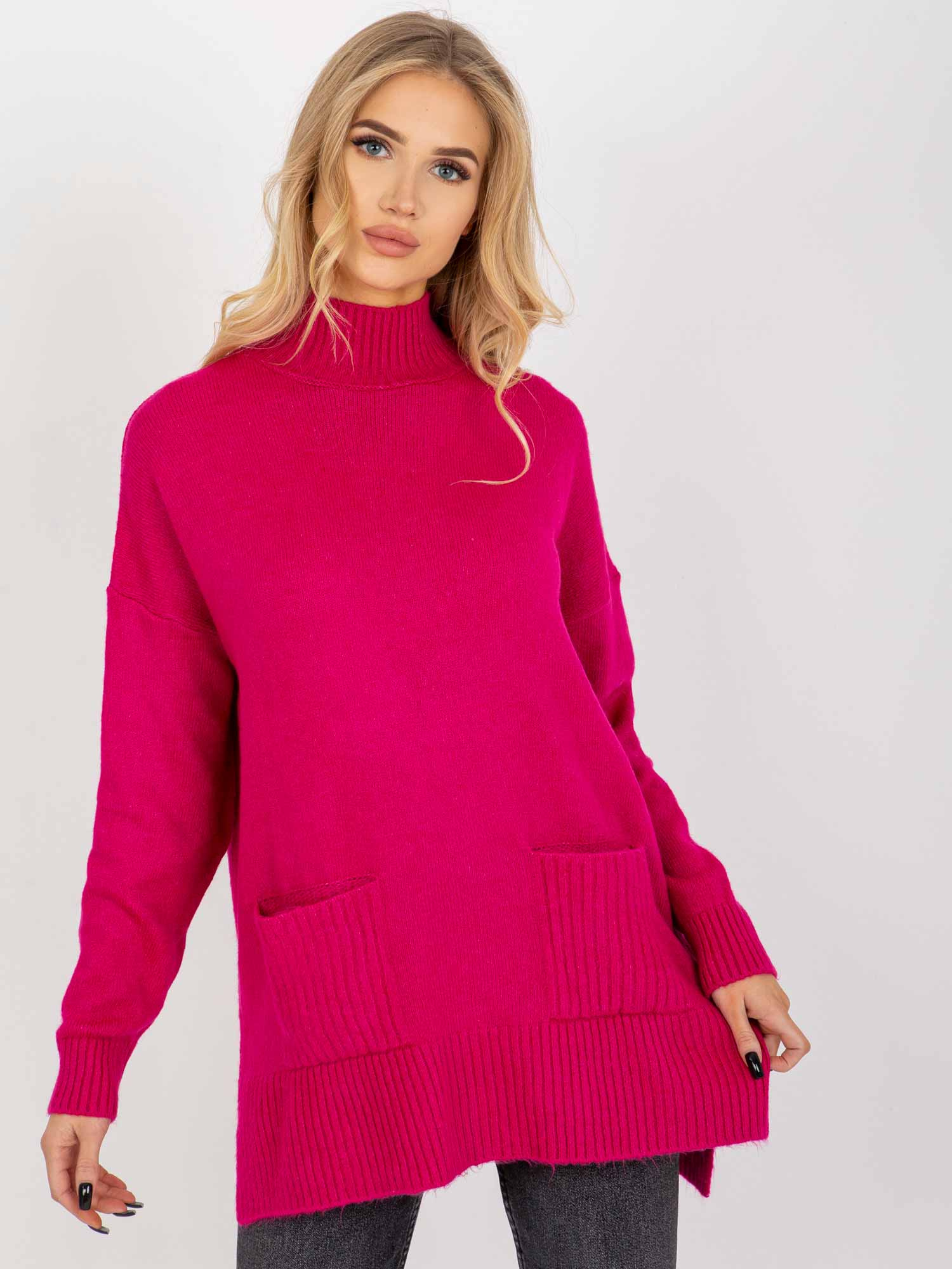 Sweter Fuksjowy - obrazek 3