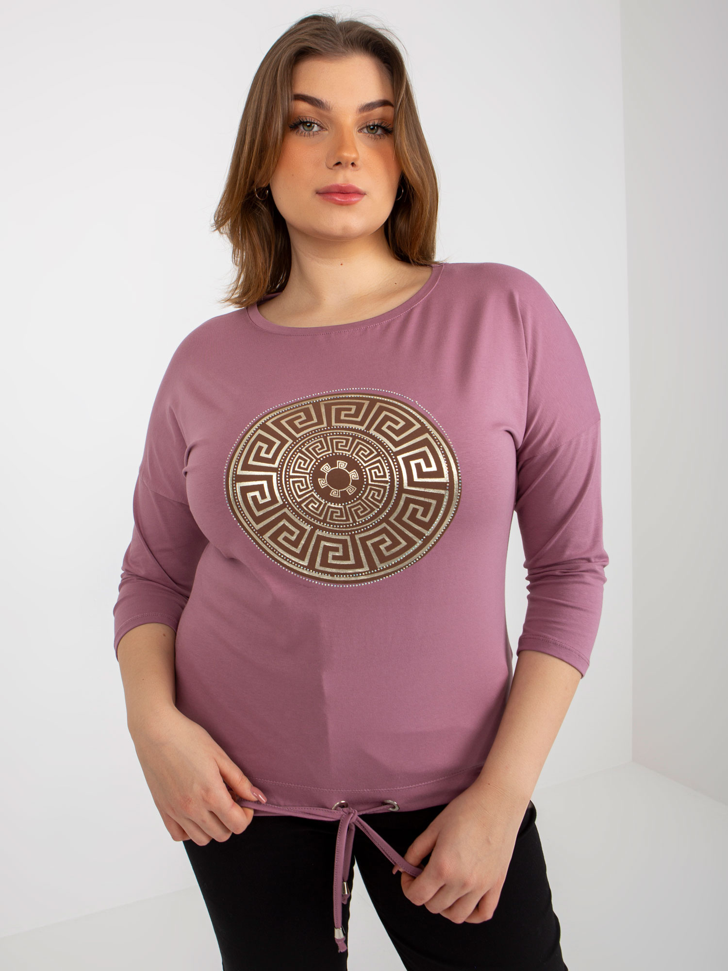 Bluzka Ciemny różowy - obrazek 3