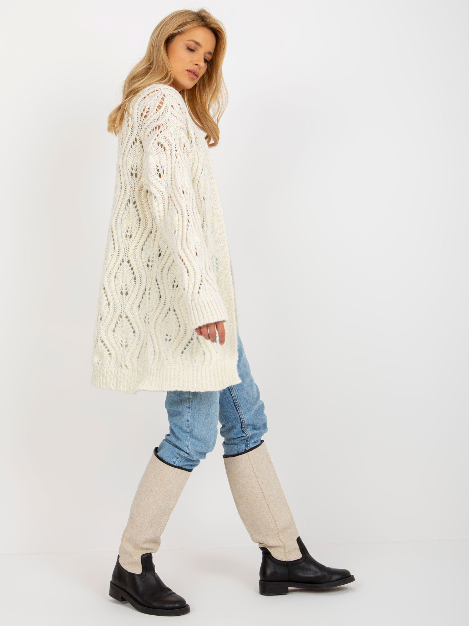 Kardigan Ecru - obrazek 3