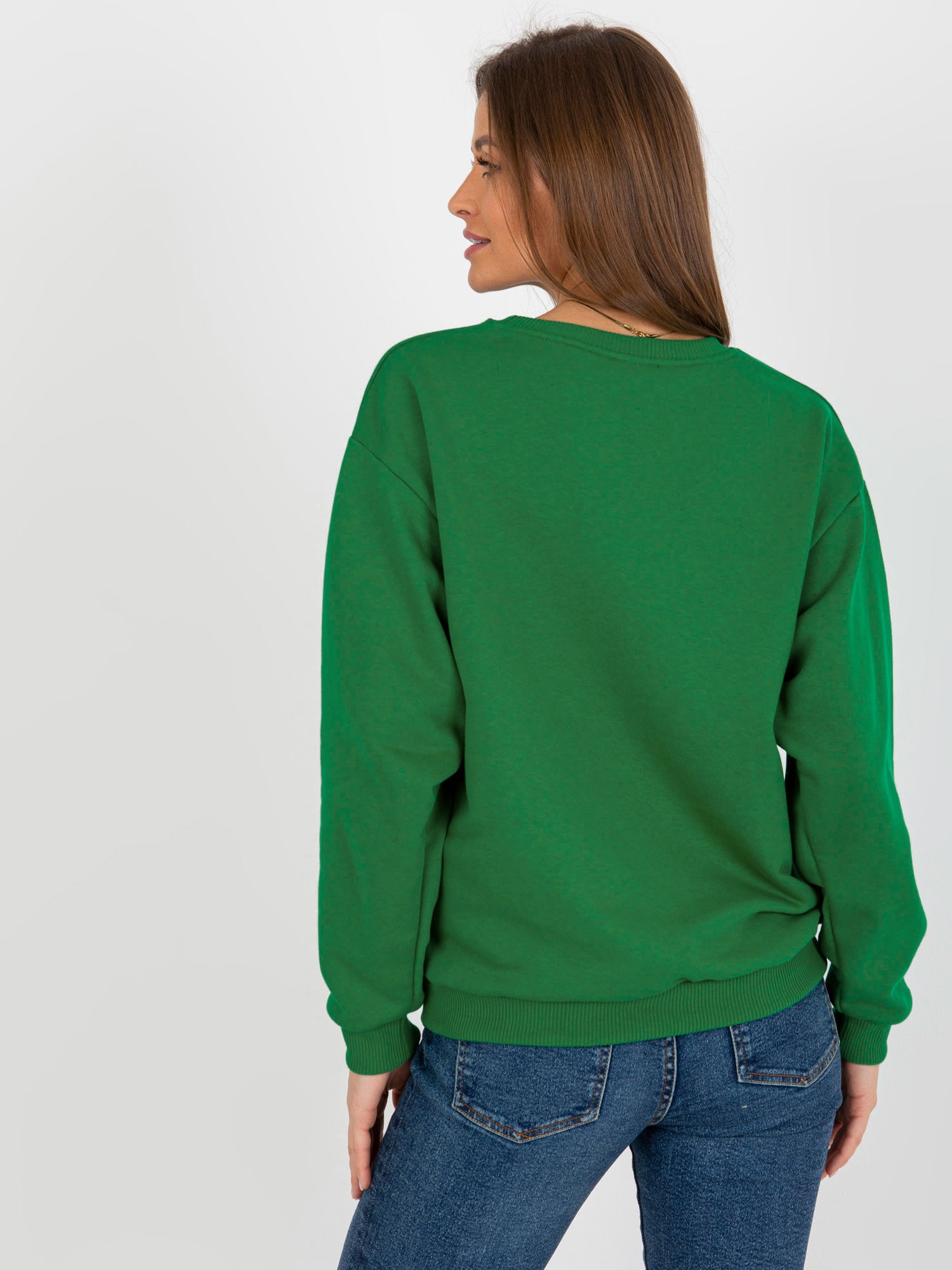 Bluza Ciemny zielony - obrazek 3