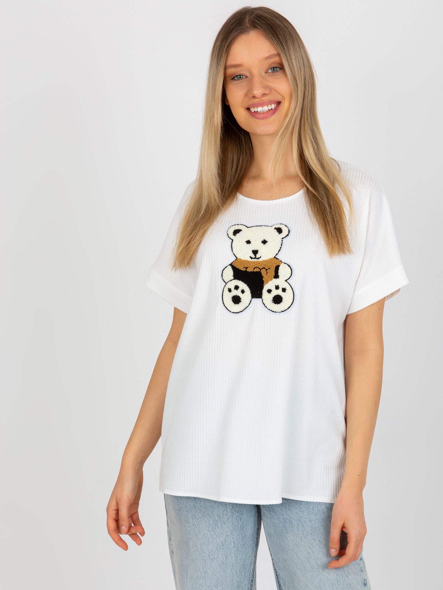 Bluzka Ecru - obrazek 3