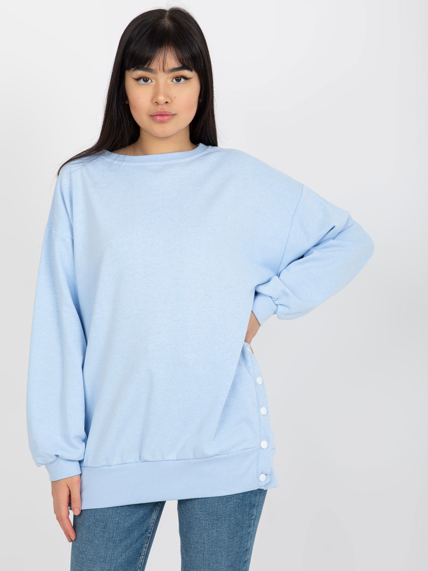 Bluza Jasny niebieski - obrazek 3