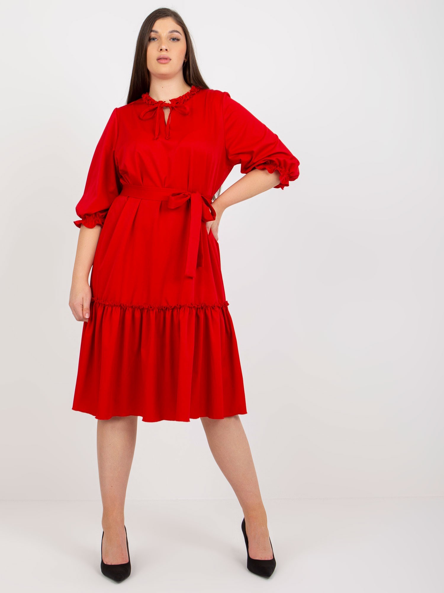 Sukienka Czerwony - obrazek 3