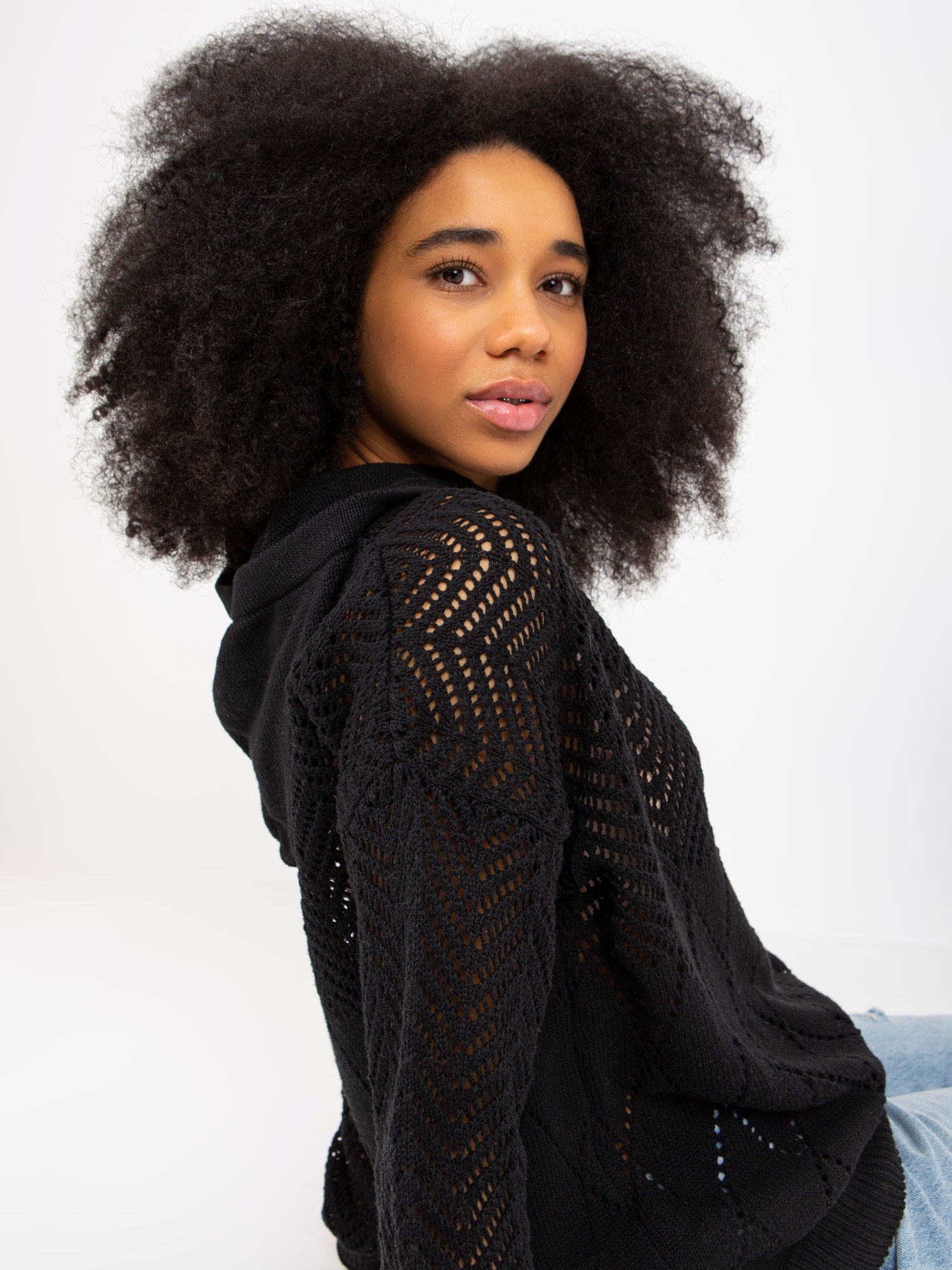 Sweter Czarny - obrazek 3