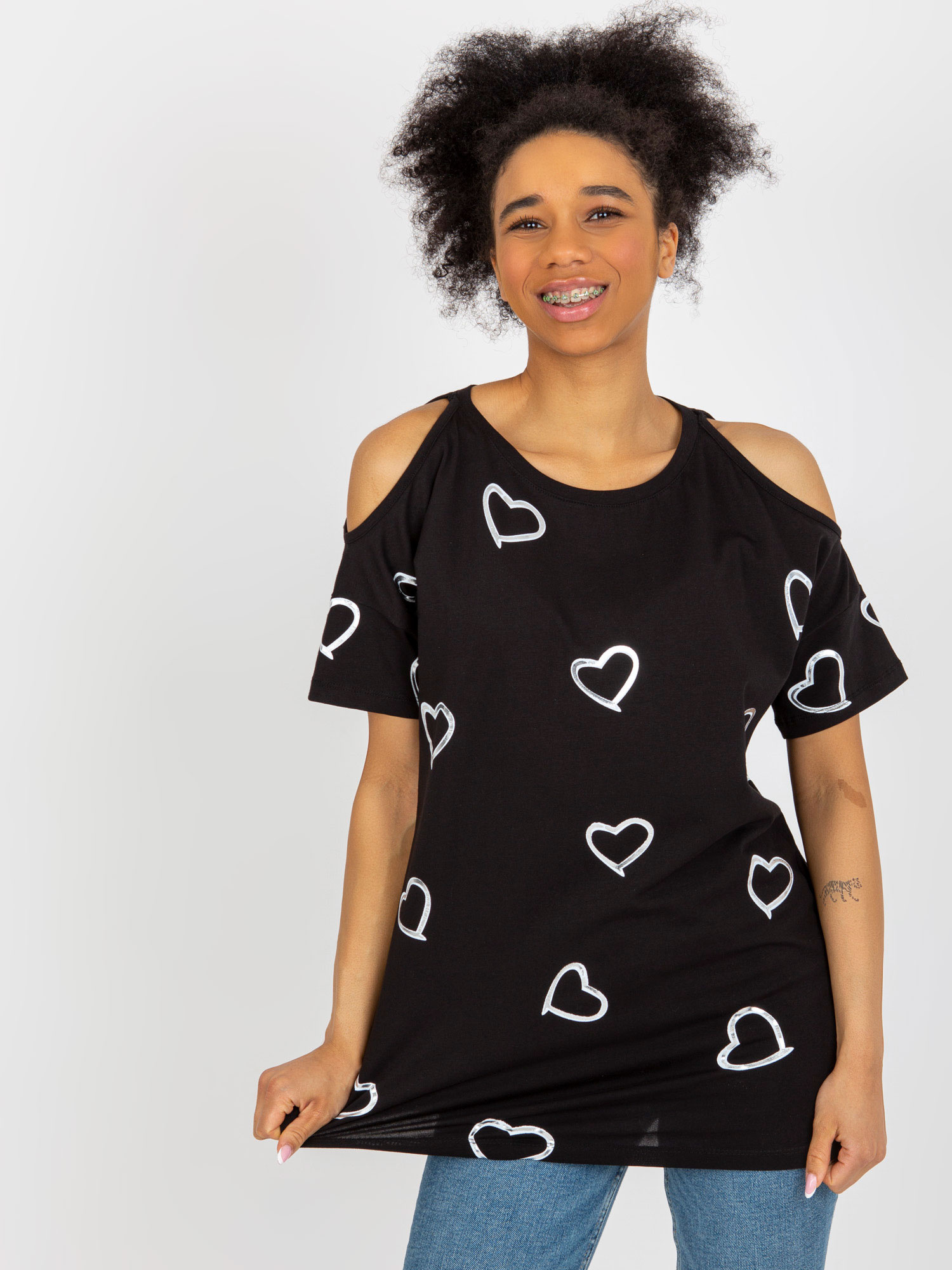 Bluzka Czarny - obrazek 3