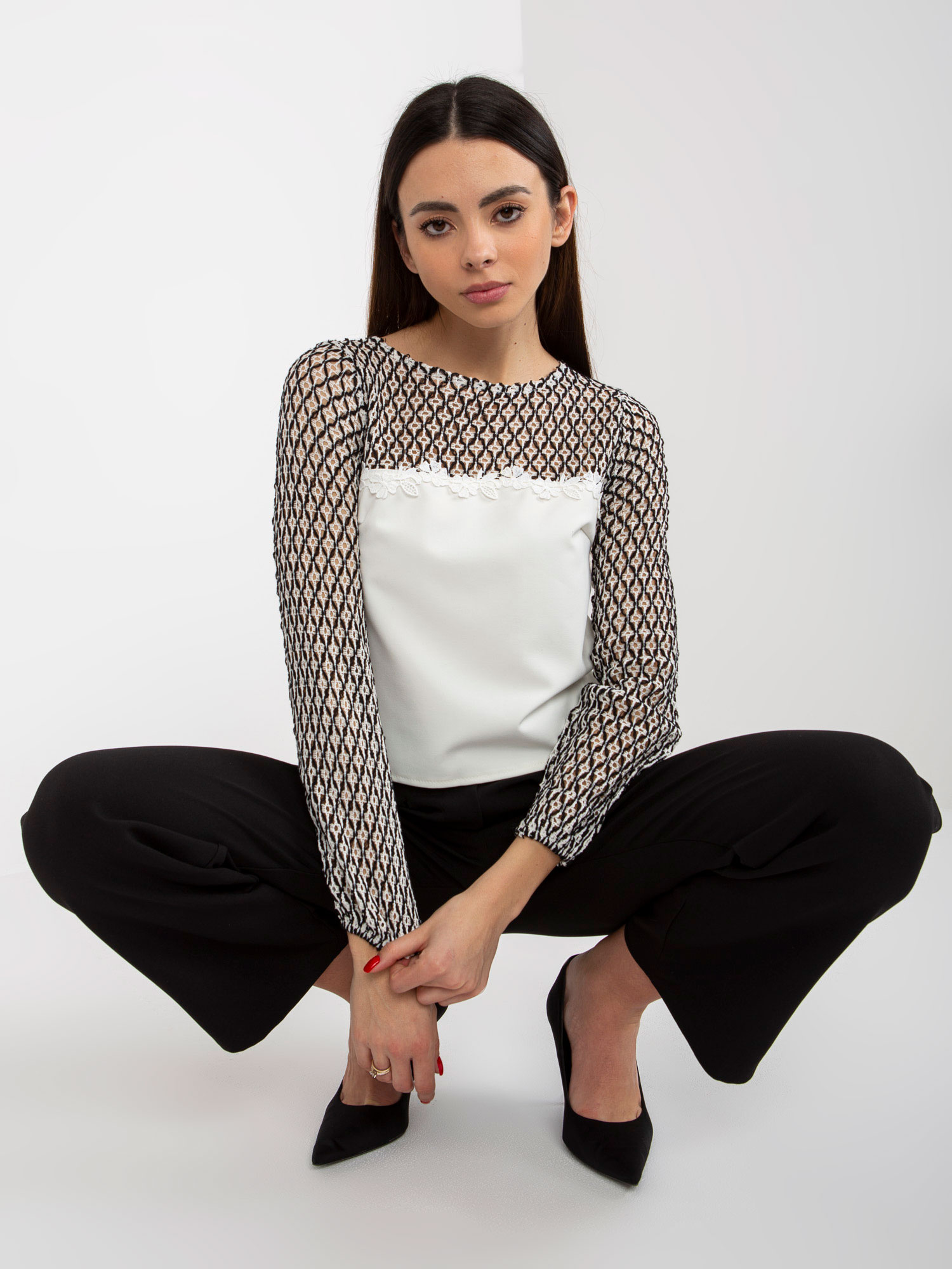 Bluzka Ecru - obrazek 3