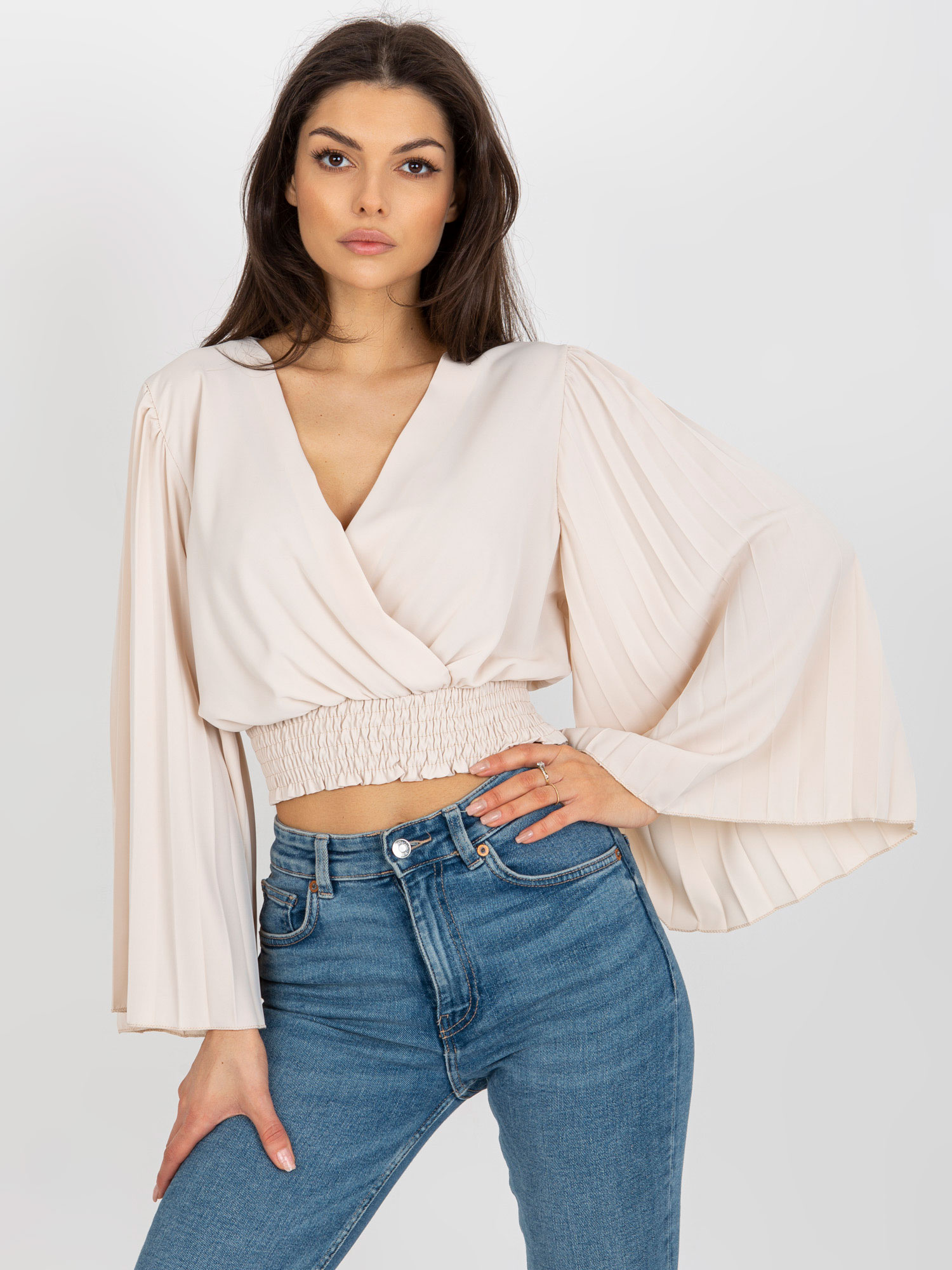 Bluzka Jasny beżowy - obrazek 3