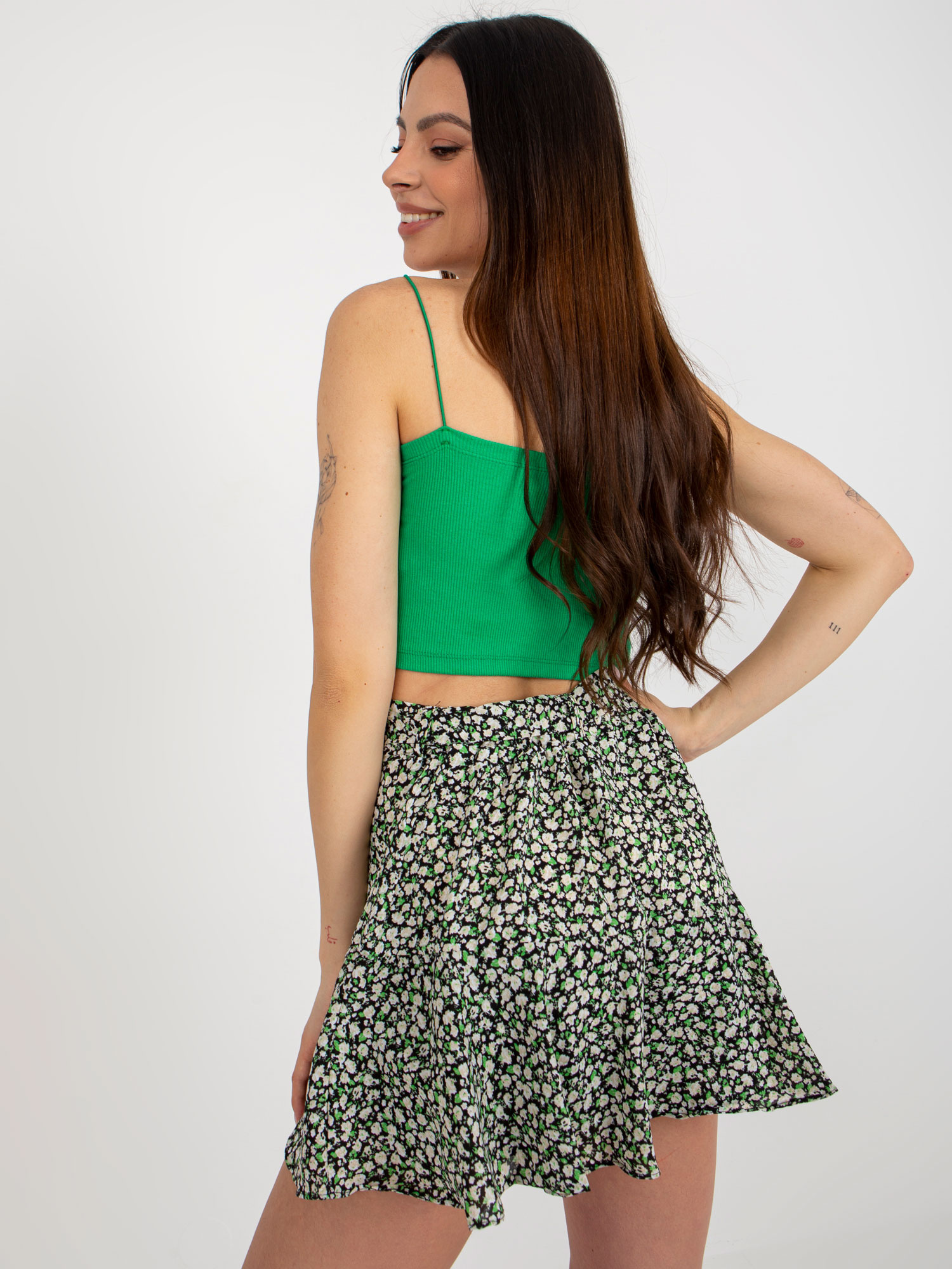 Spódnica Czarno-beżowy - obrazek 3