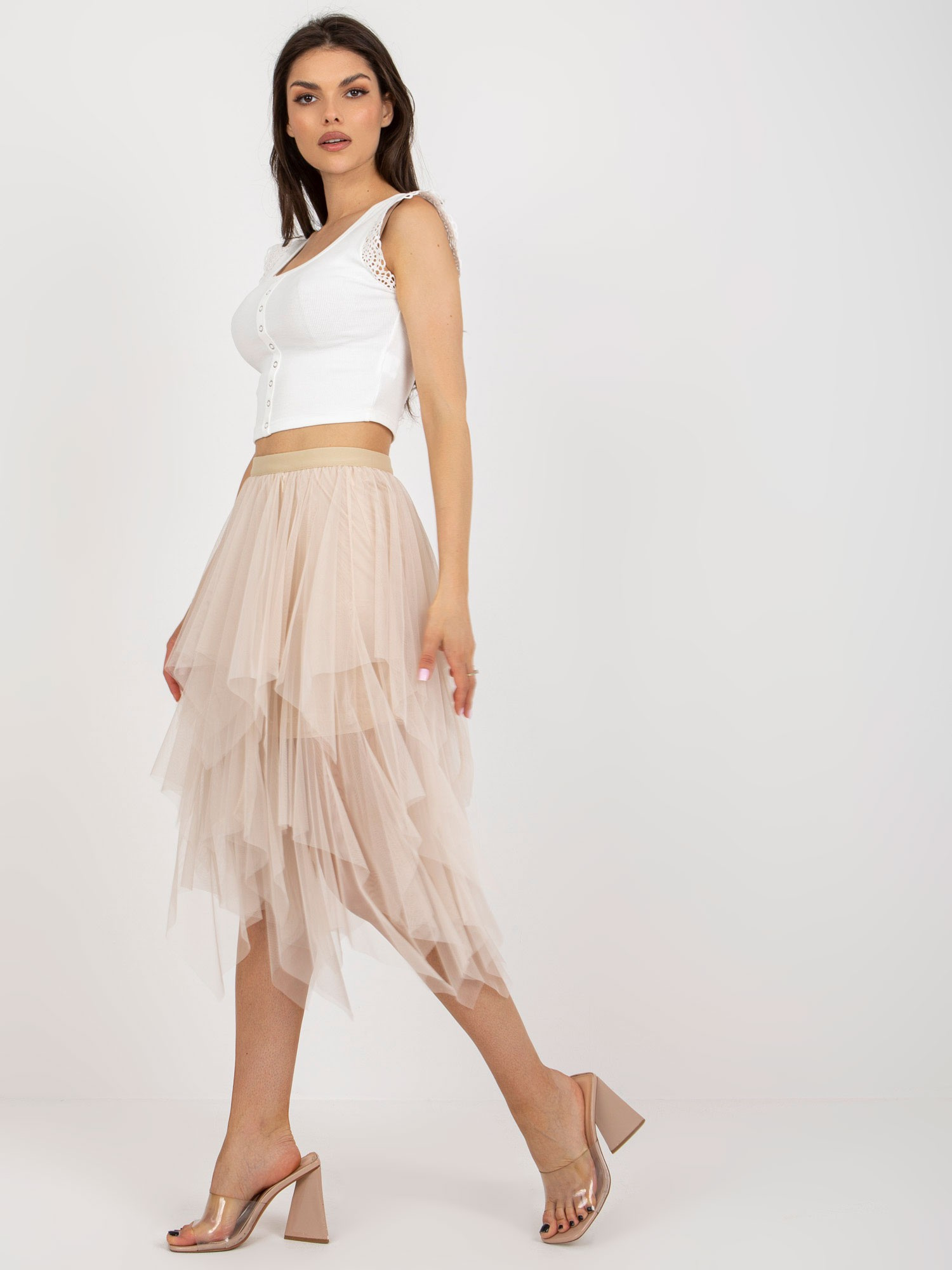 Spódnica Beżowy - obrazek 3