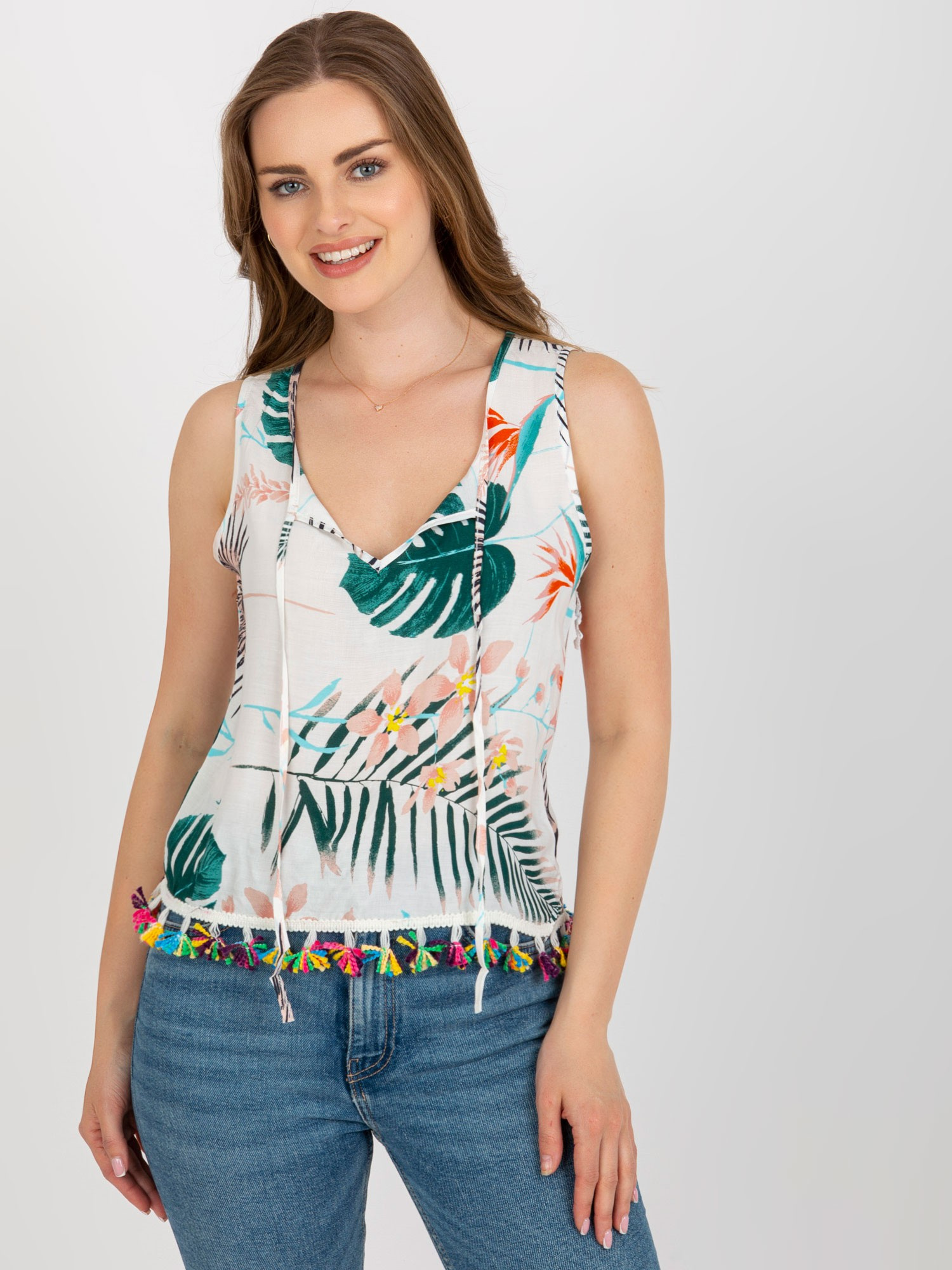 Bluzka Biały - obrazek 3