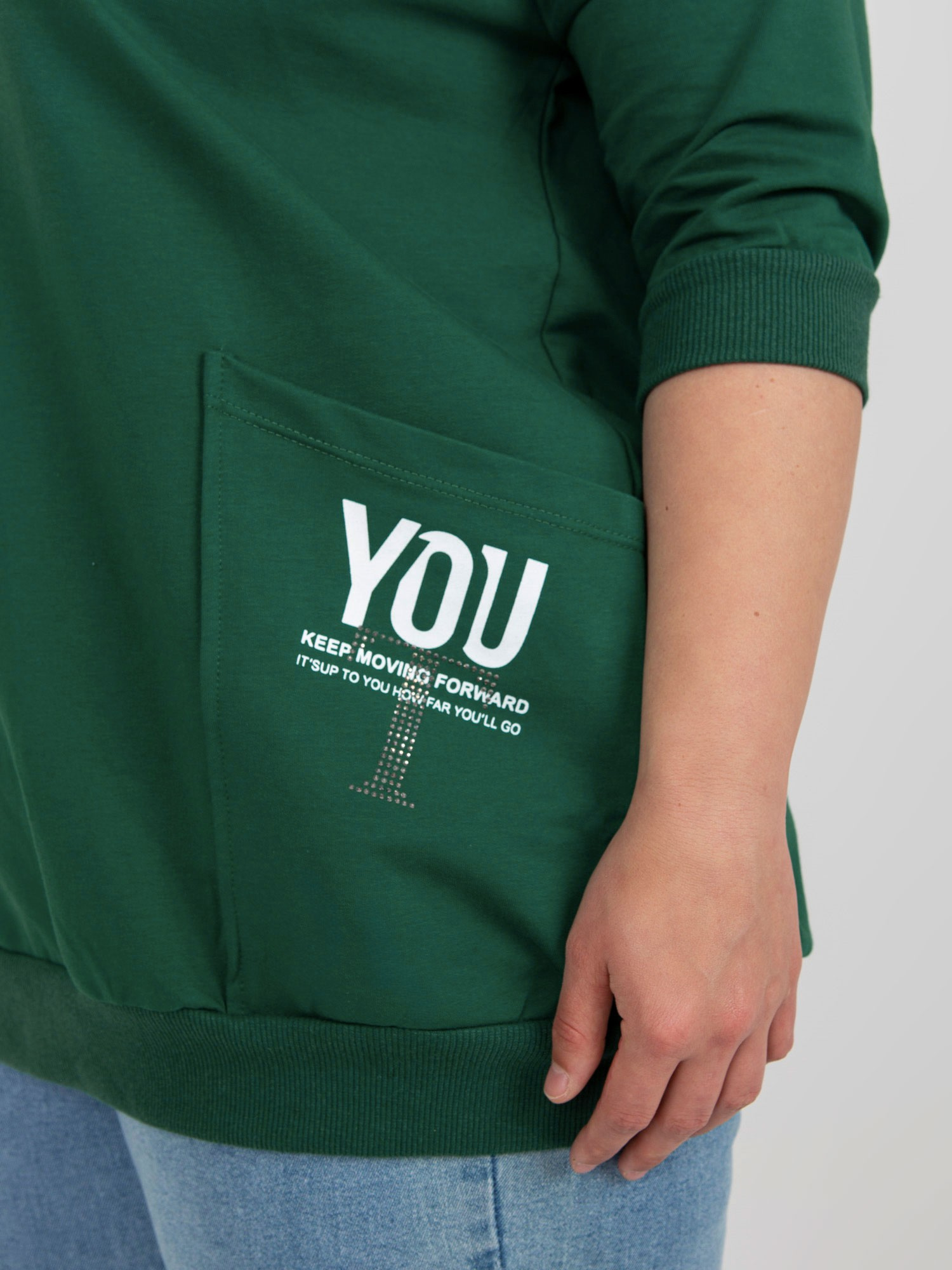 Tunika Ciemny zielony - obrazek 3