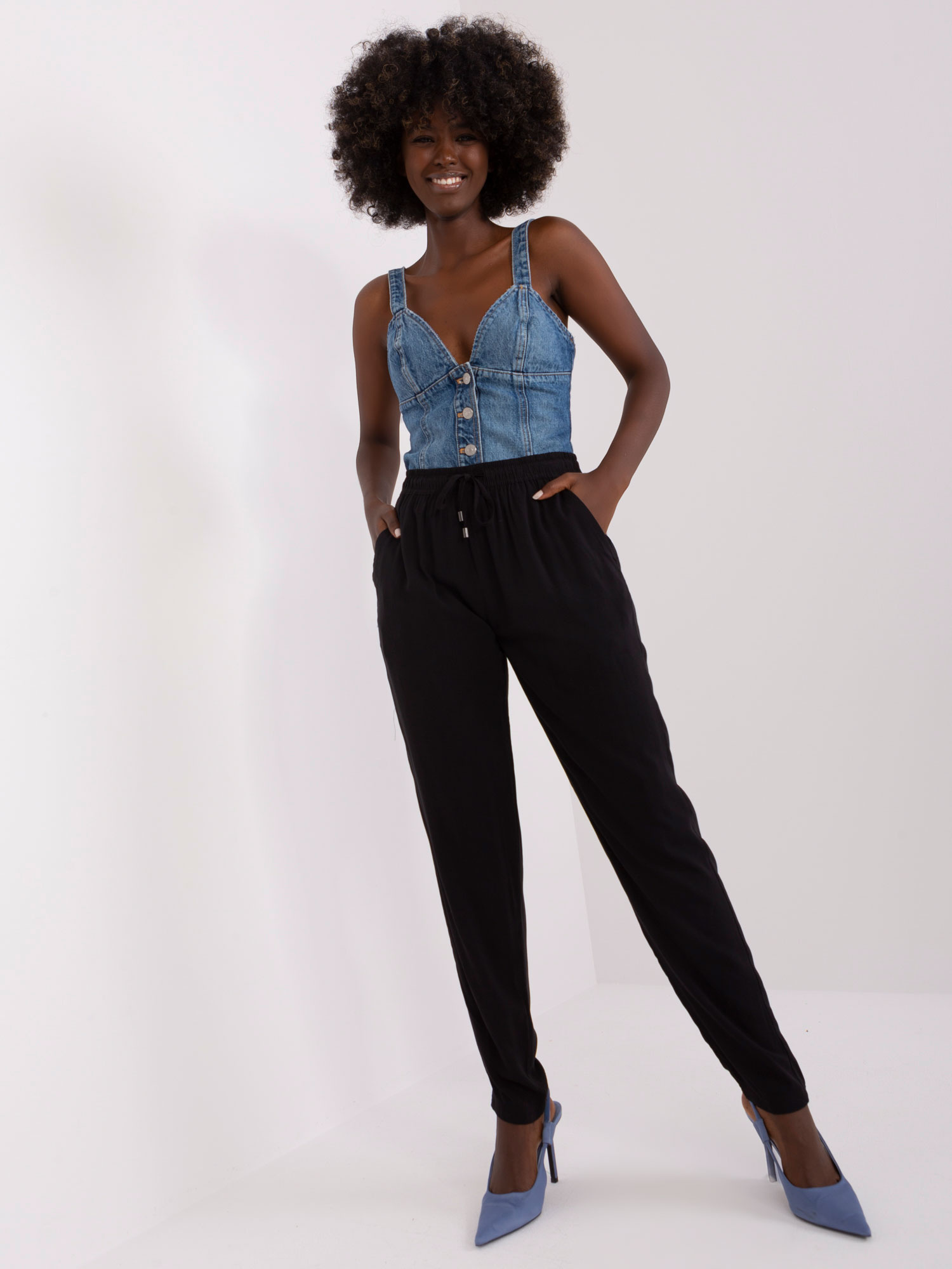 Spodnie Czarny - obrazek 3