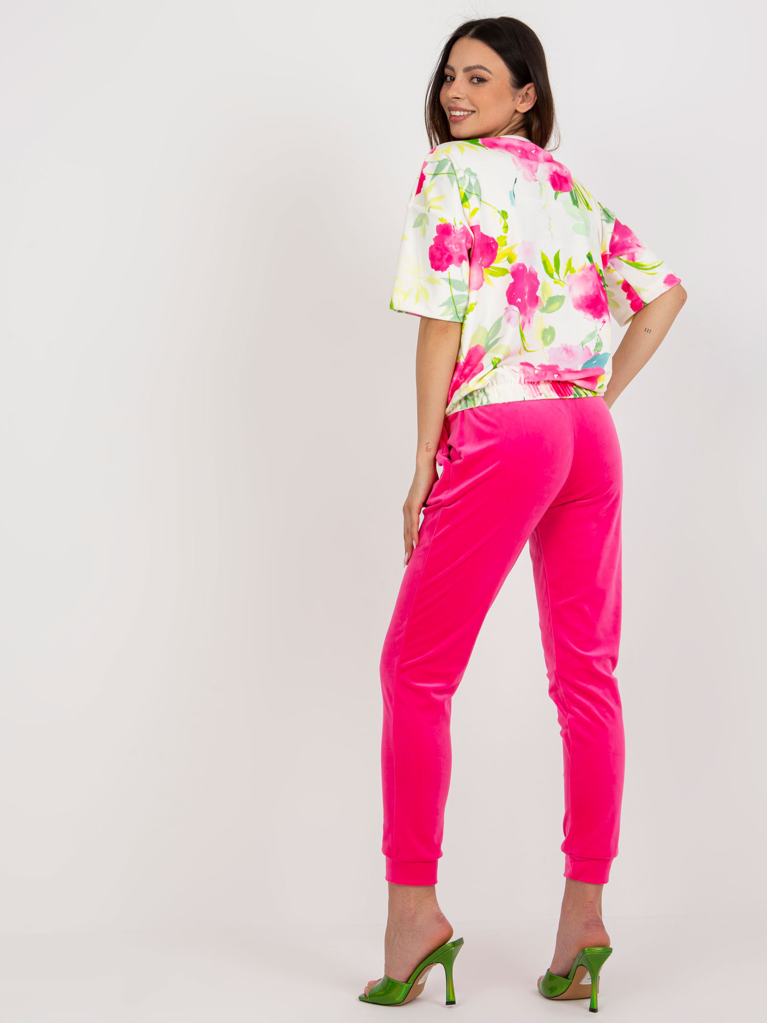 Komplet Biało-różowy - obrazek 3