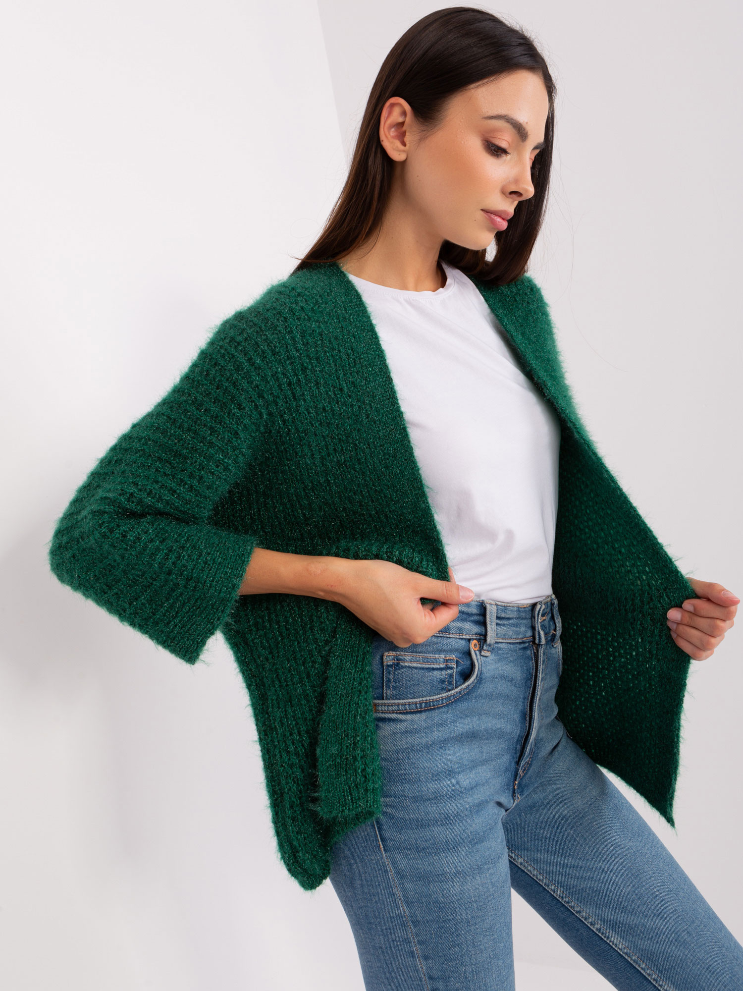 Kardigan Ciemny zielony - obrazek 3