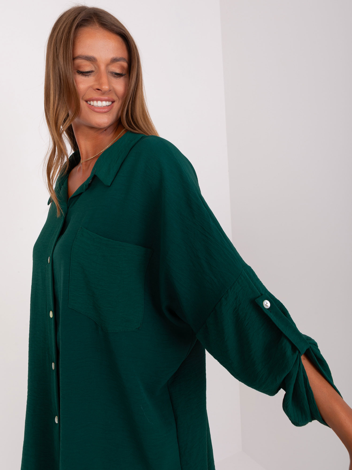 Sukienka Ciemny zielony - obrazek 3