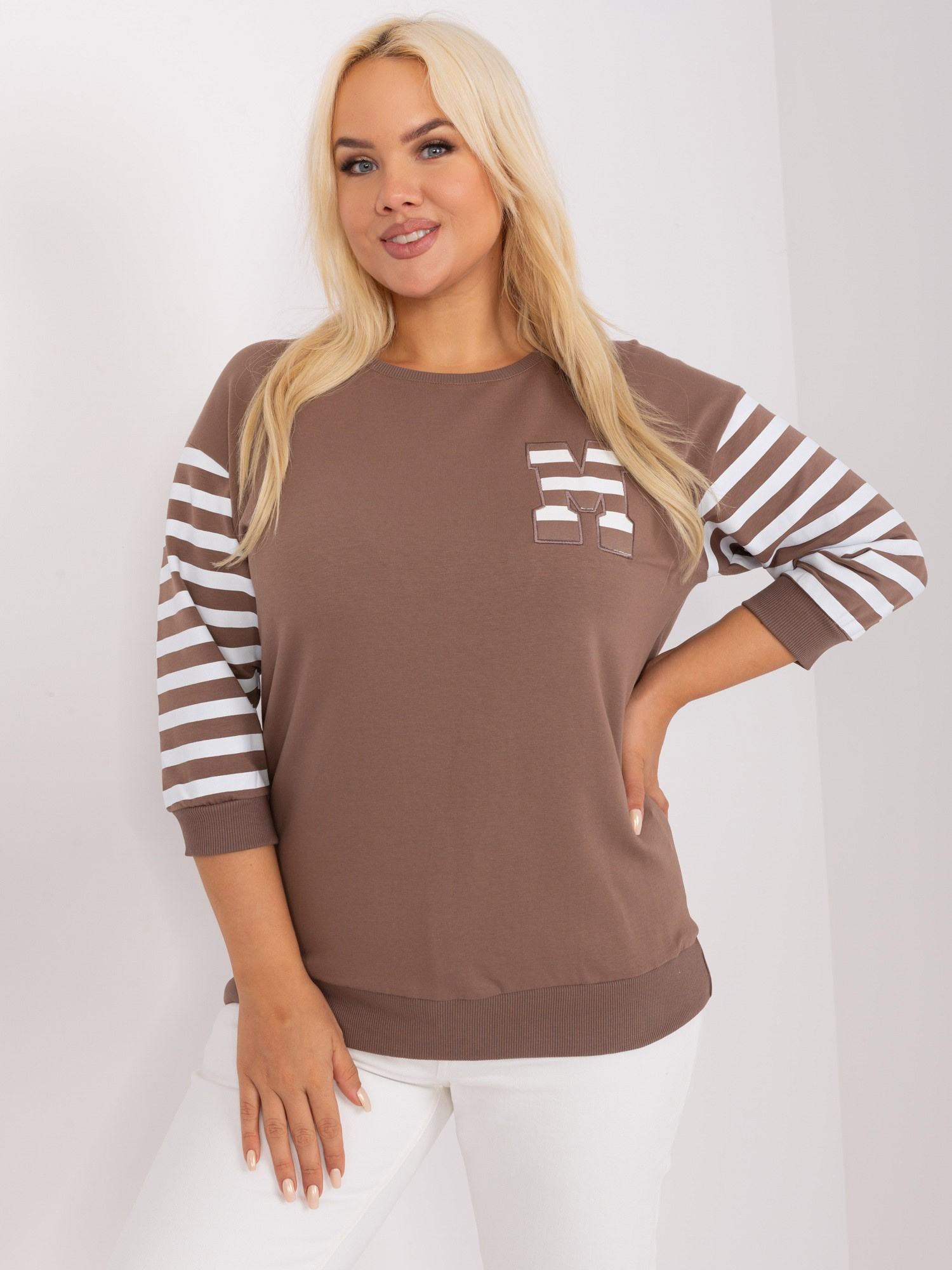 Bluzka Brązowy - obrazek 3
