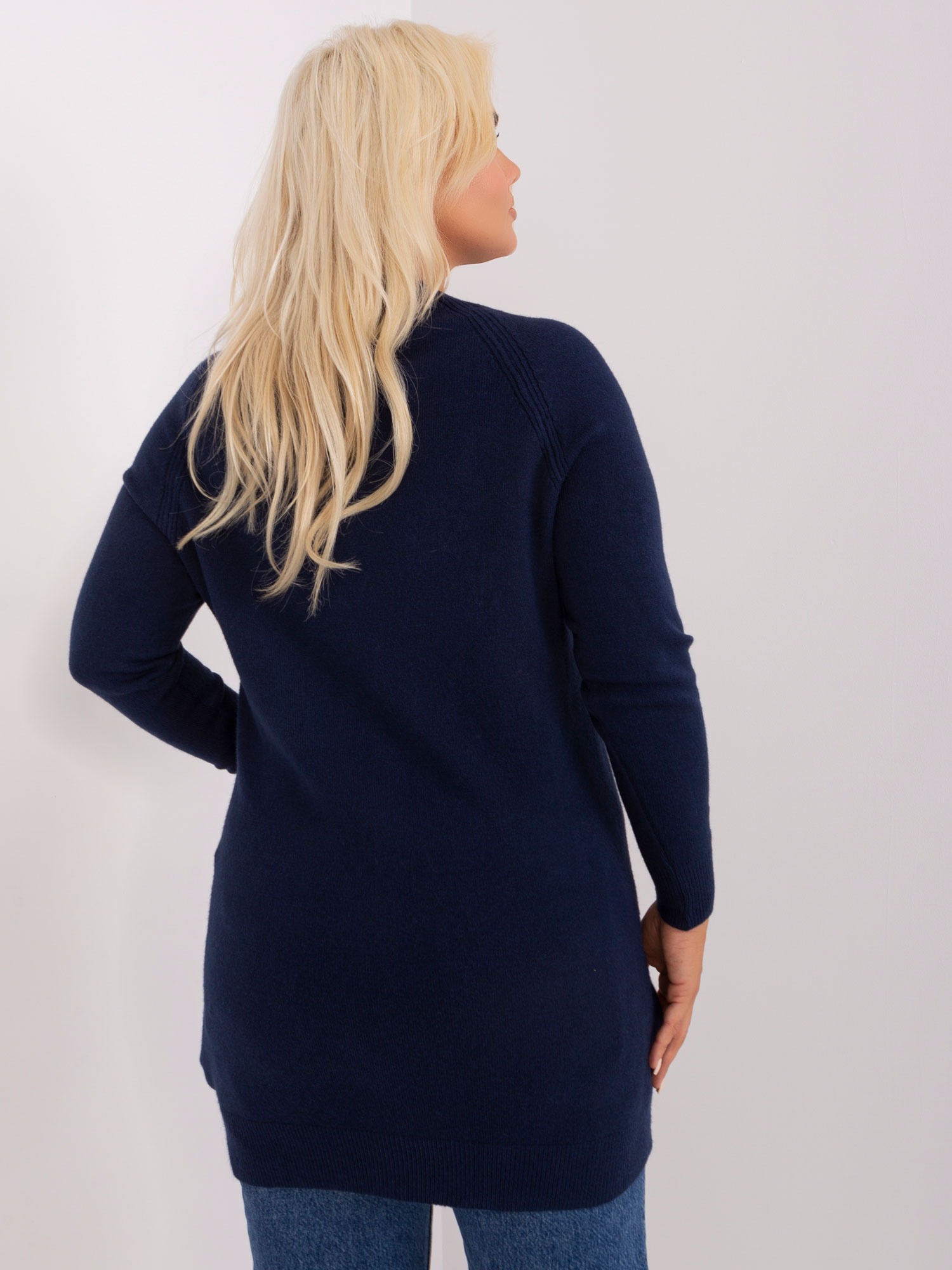 Sweter Granatowy - obrazek 3