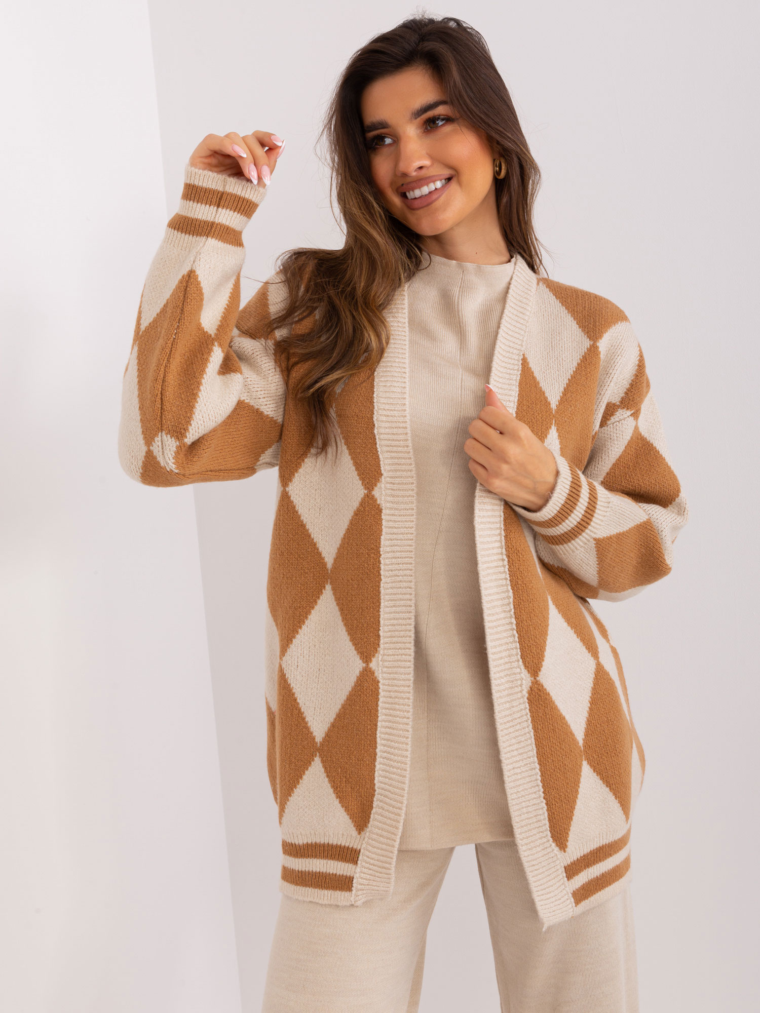 Kardigan Beżowy - obrazek 3