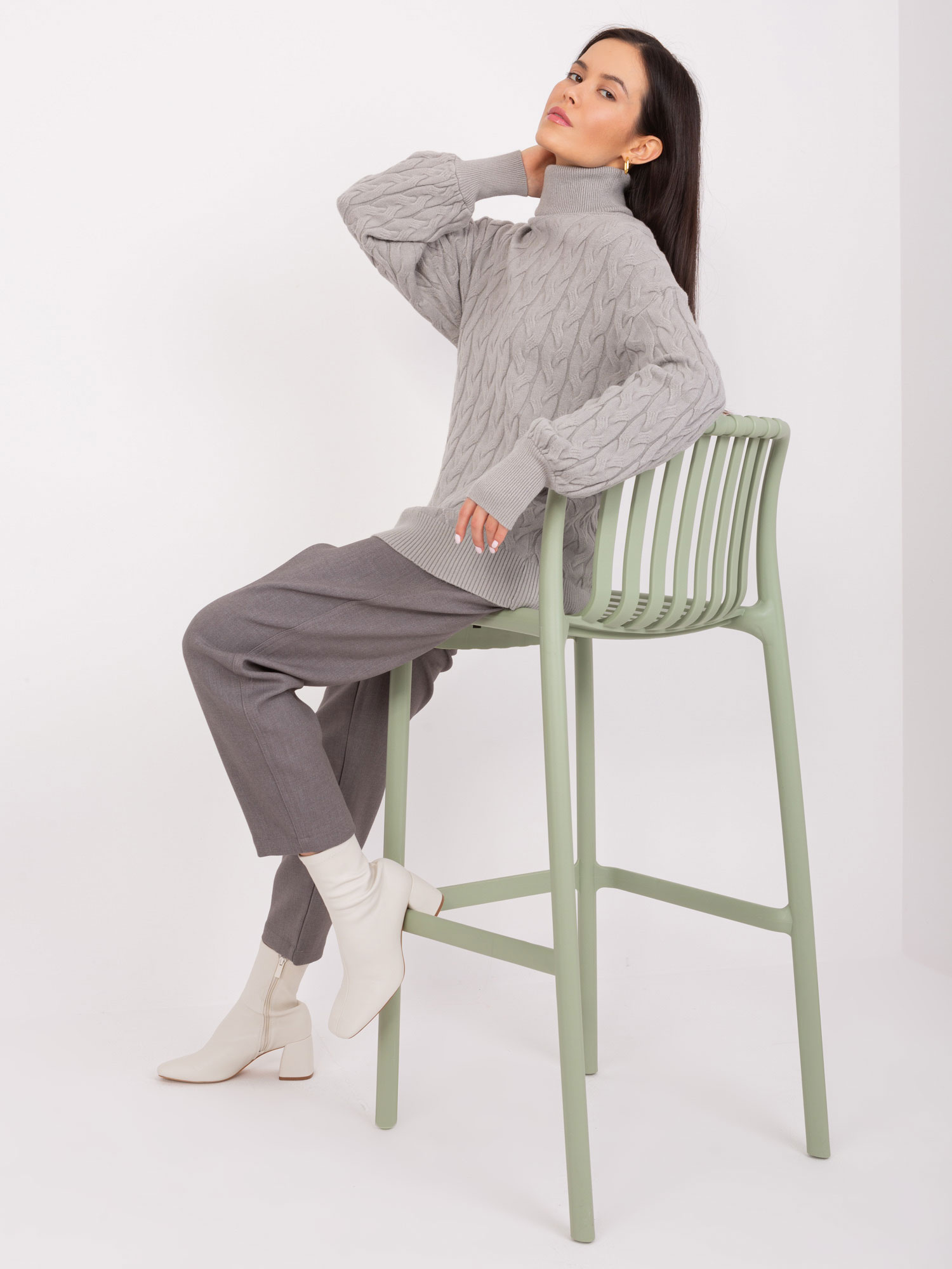 Sweter Szary - obrazek 3