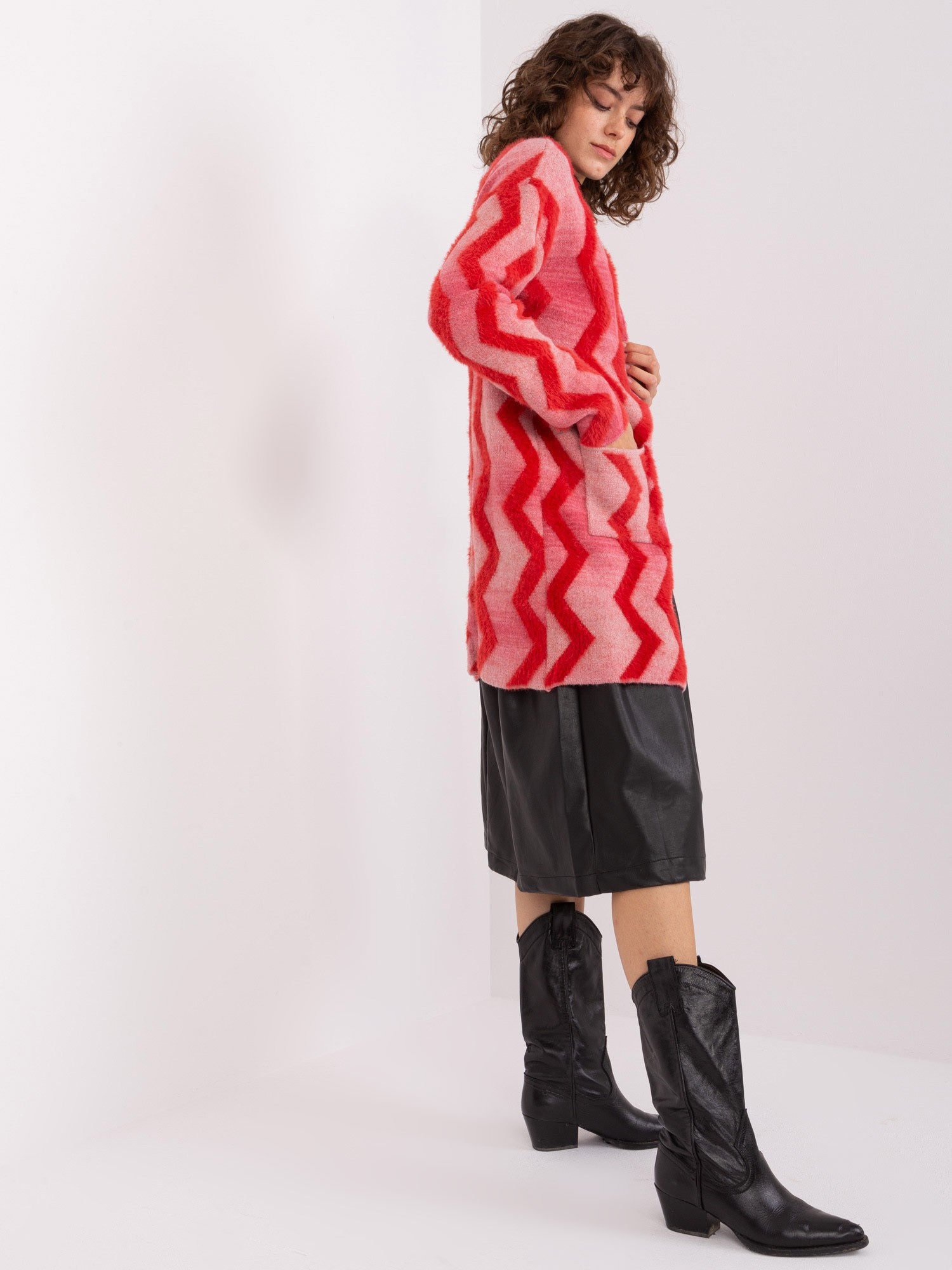 Sweter Czerwony - obrazek 3