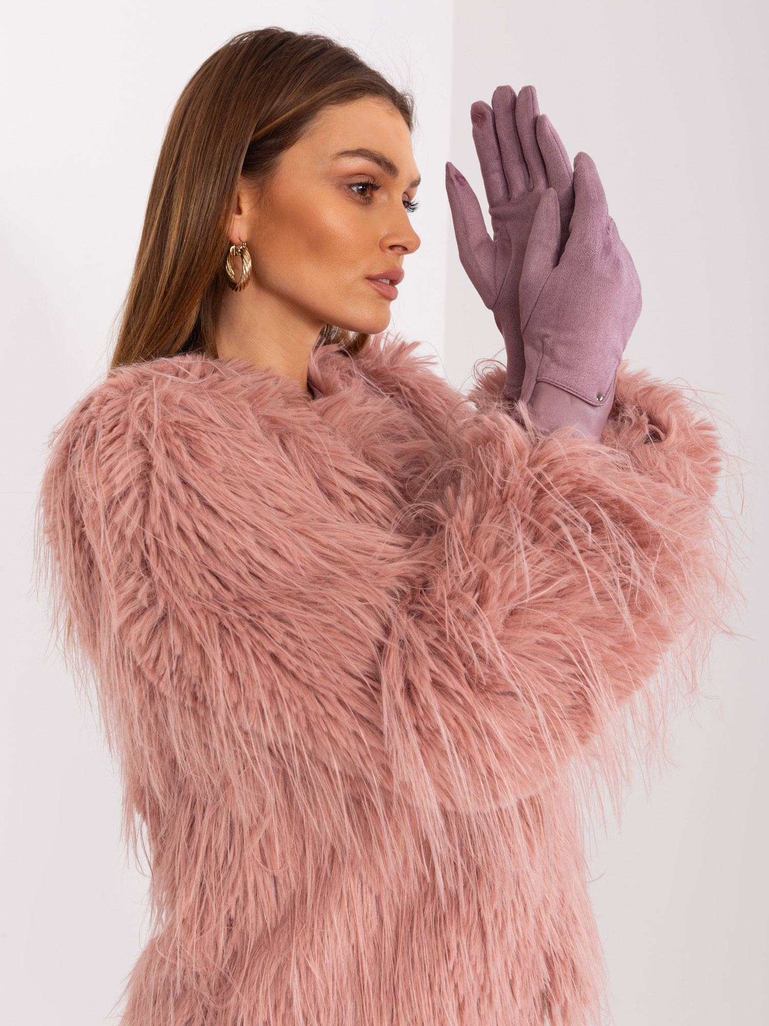 Rękawiczki Fioletowy - obrazek 3