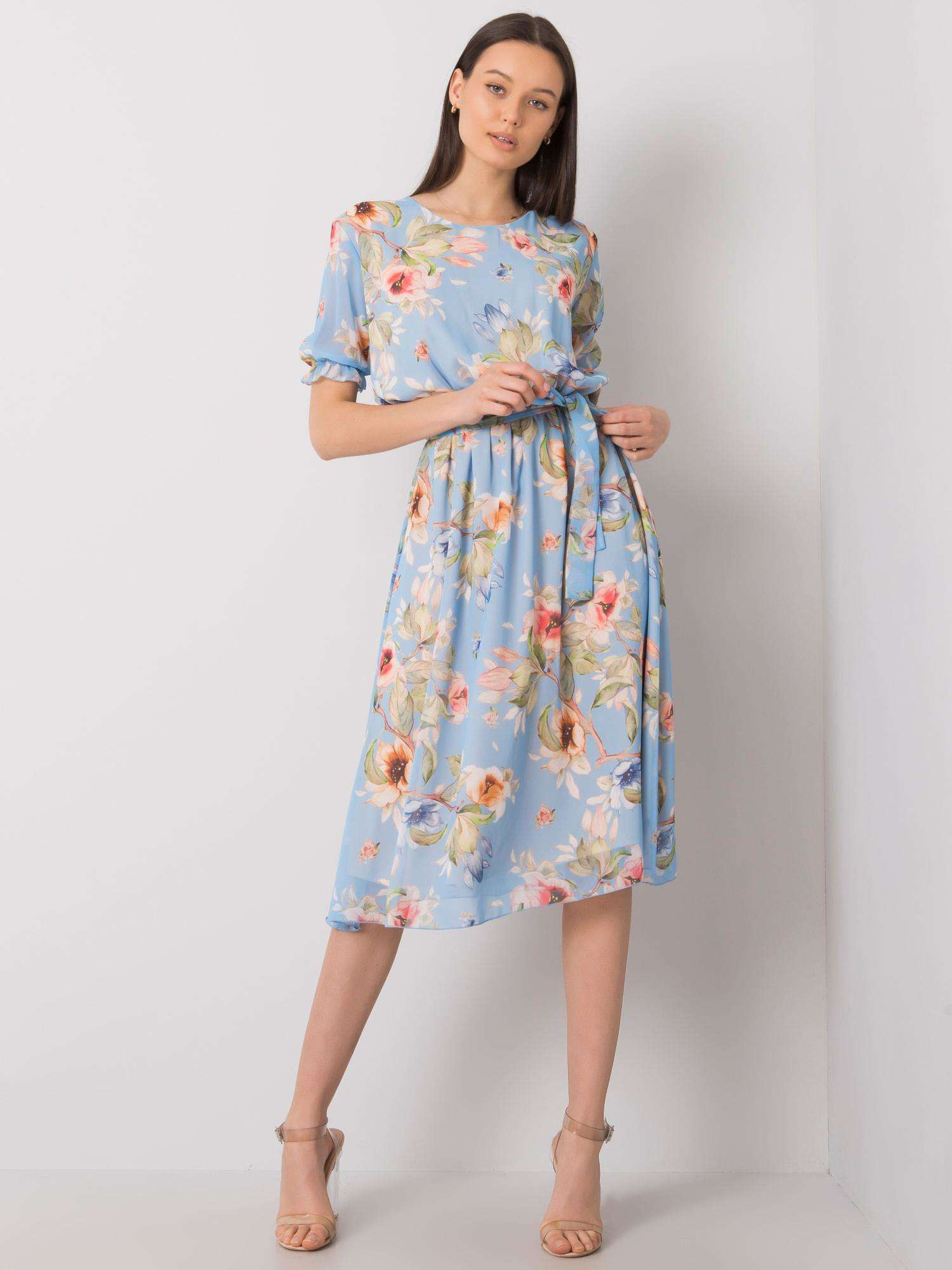 Sukienka Niebieski - obrazek 3