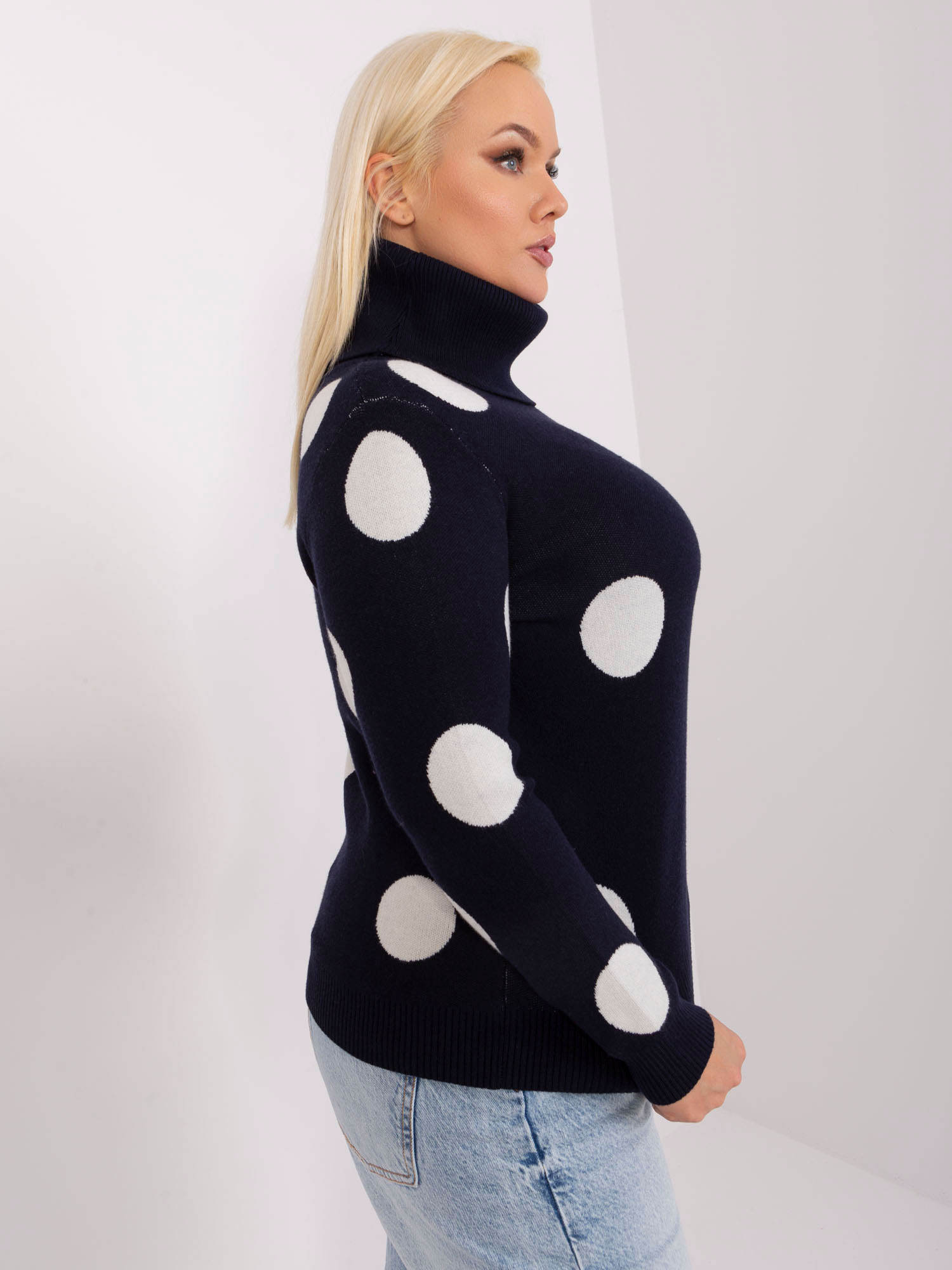 Sweter Granatowy - obrazek 3