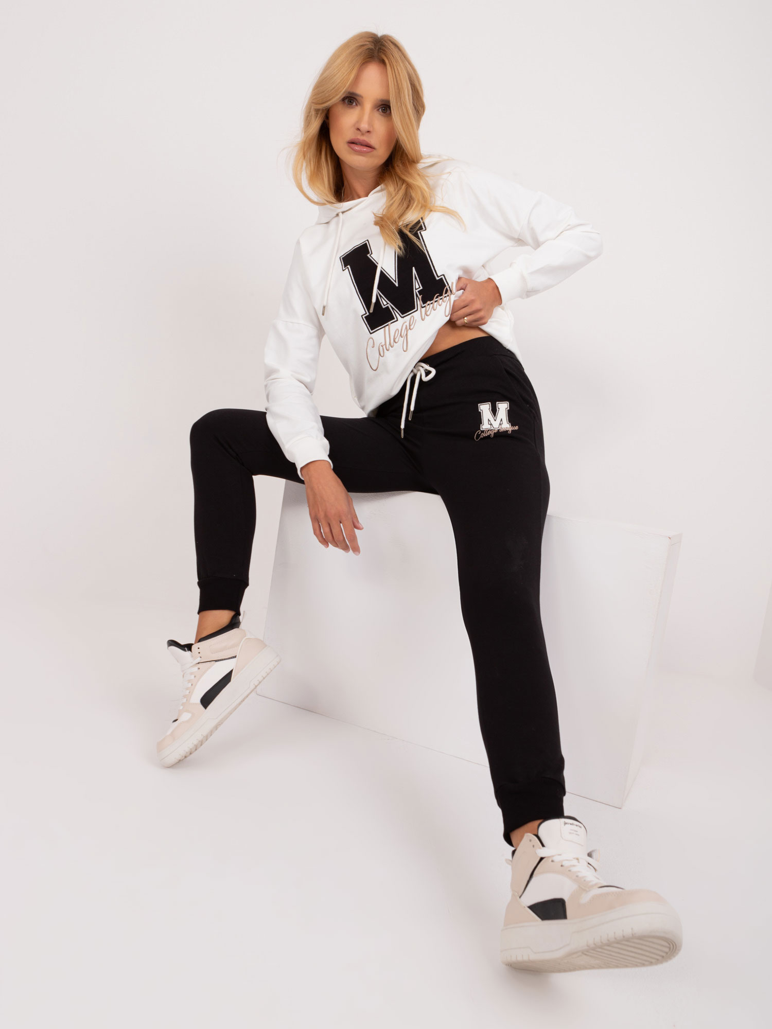 Komplet Biało-czarny - obrazek 3