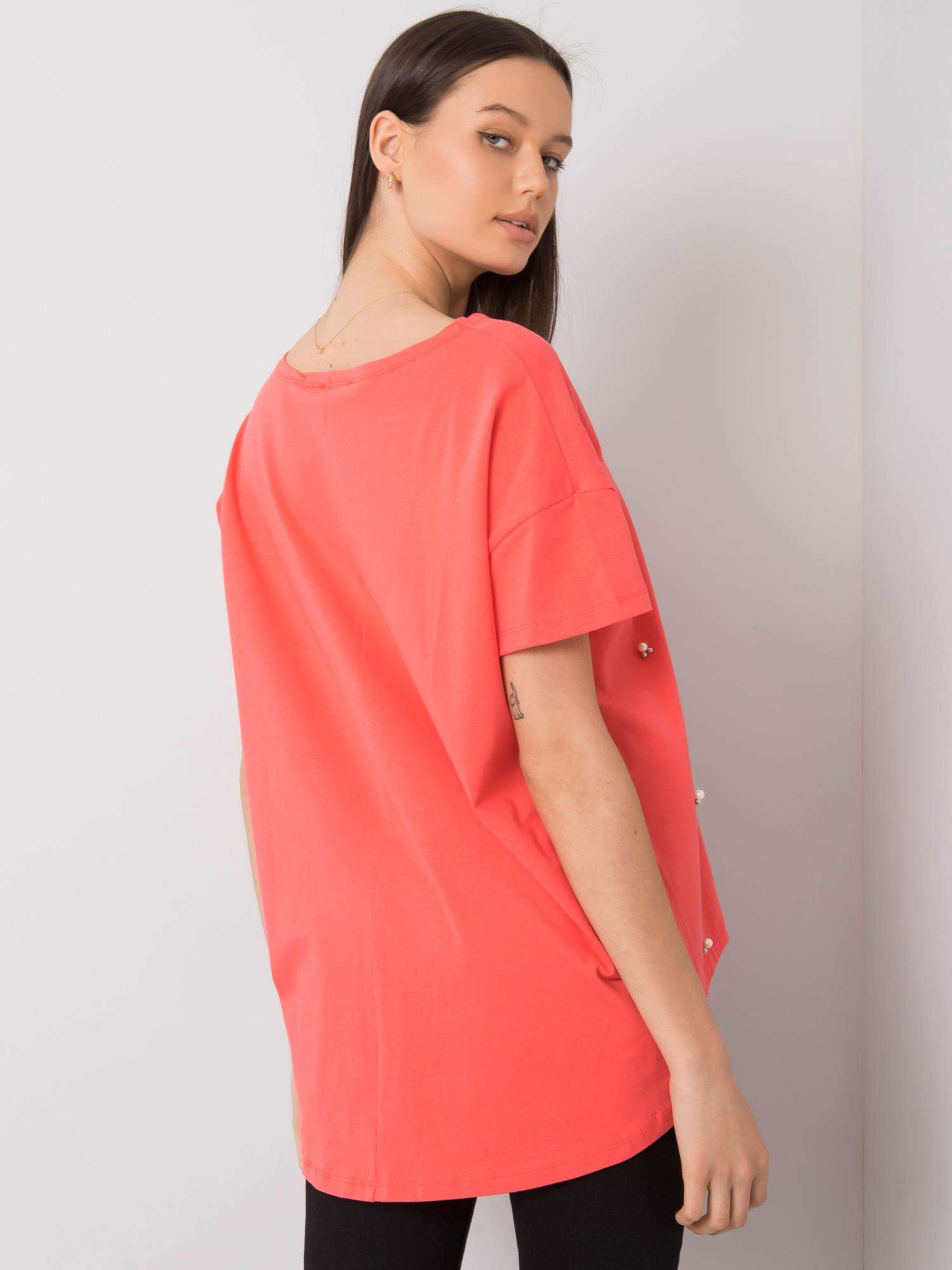 Bluzka Koralowy - obrazek 3