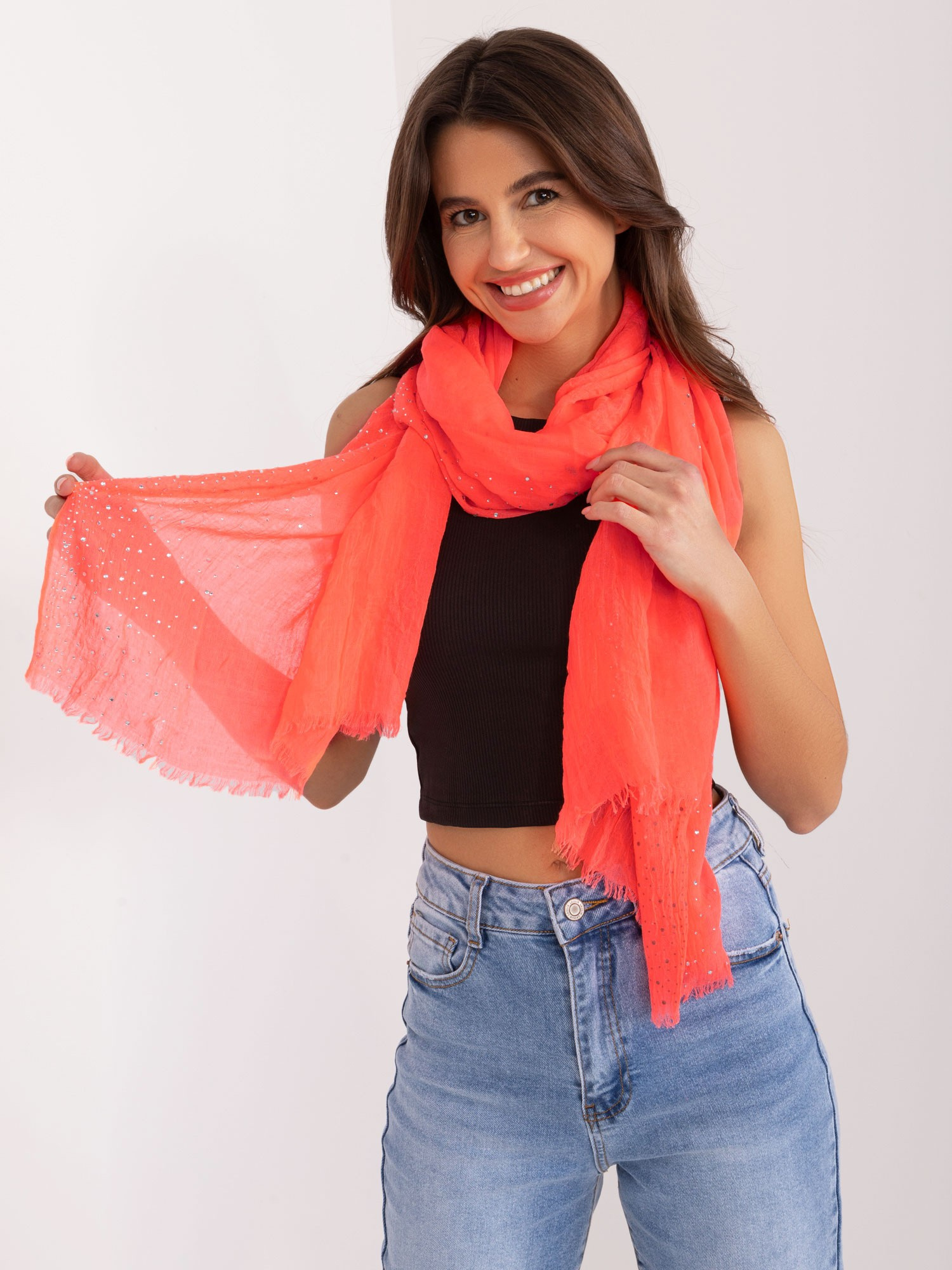 Chustka Fluo pomarańczowy - obrazek 3