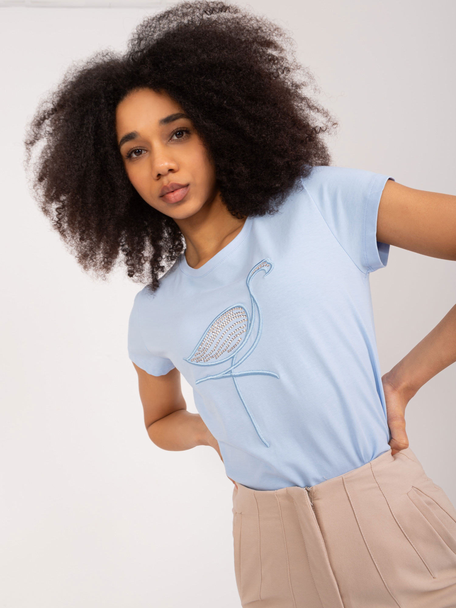 Bluzka Jasny niebieski - obrazek 3