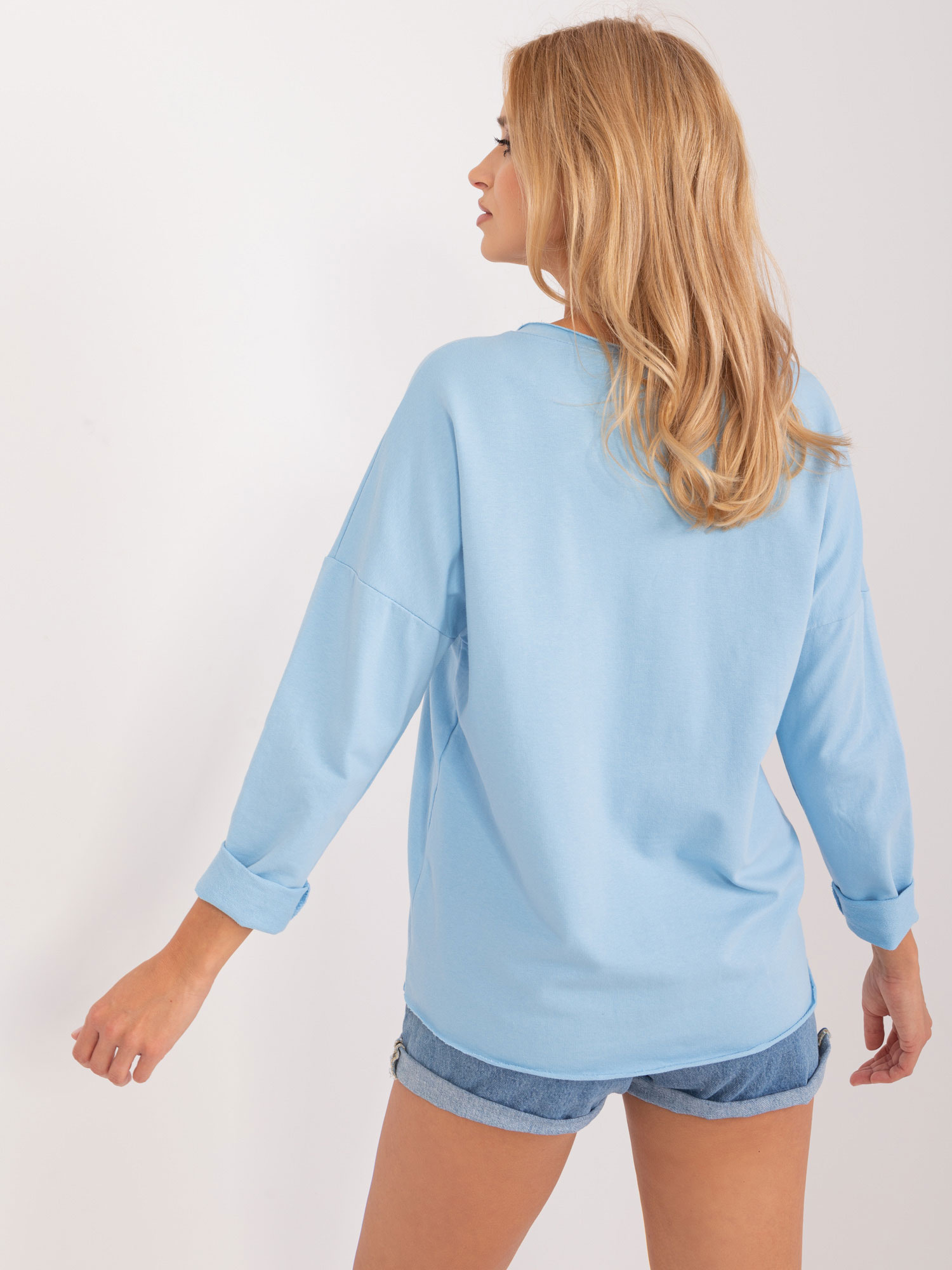 Bluzka Jasny niebieski - obrazek 3