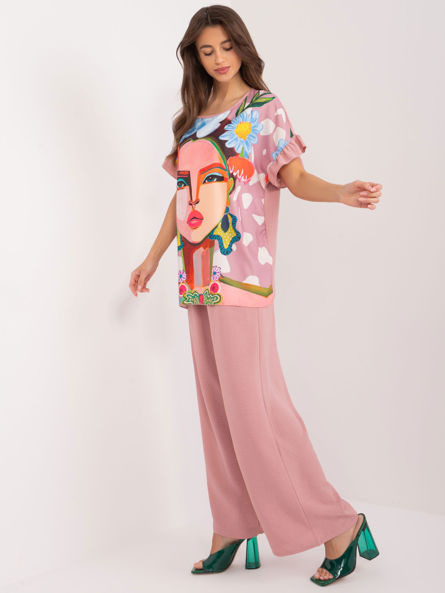 Komplet Ciemny różowy - obrazek 3