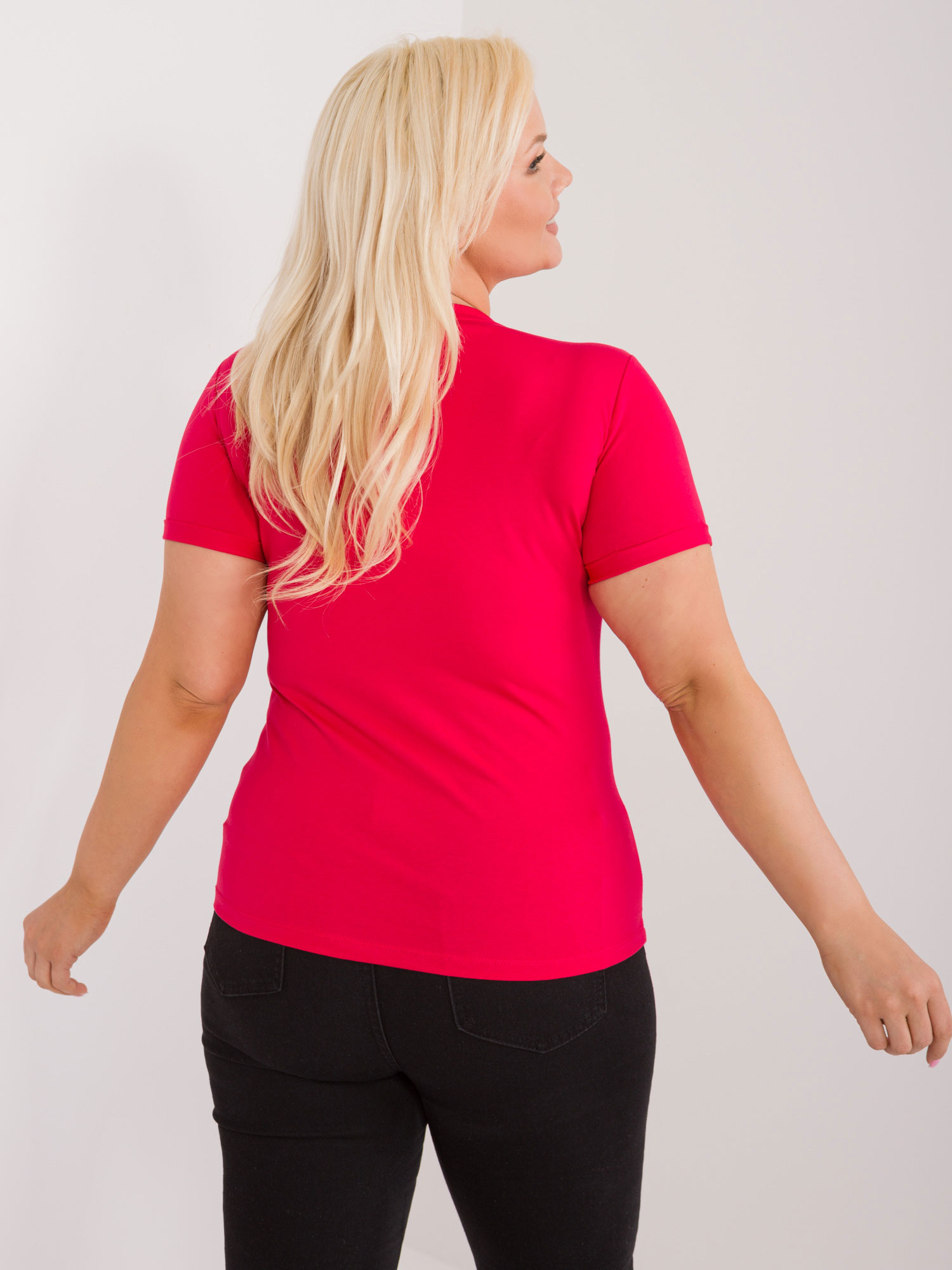 T-shirt Czerwony - obrazek 3