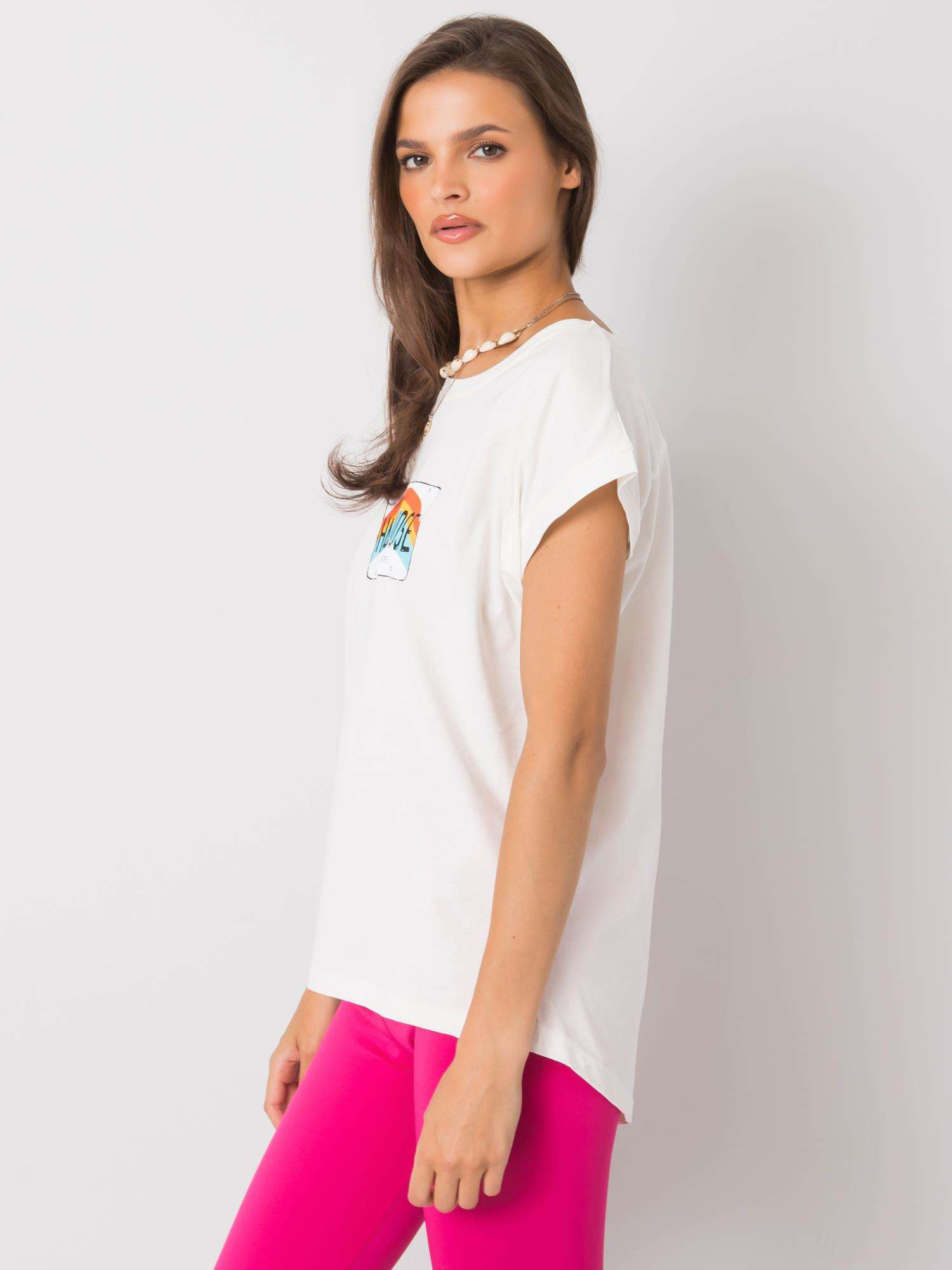 T-shirt Ecru - obrazek 3