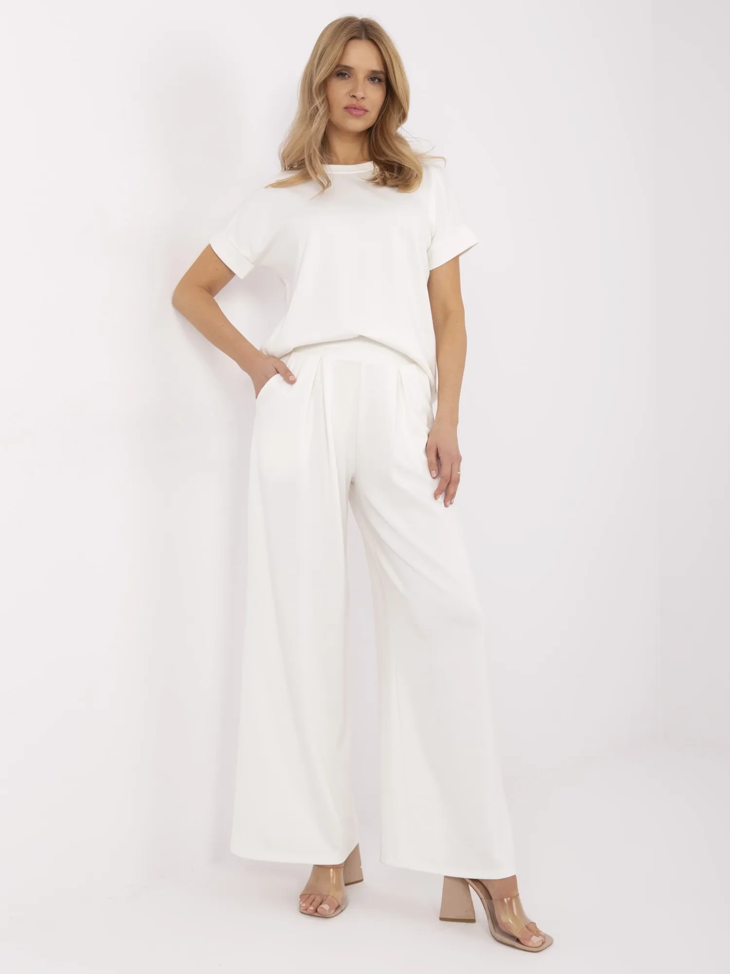 Spodnie dresowe Ecru - obrazek 2