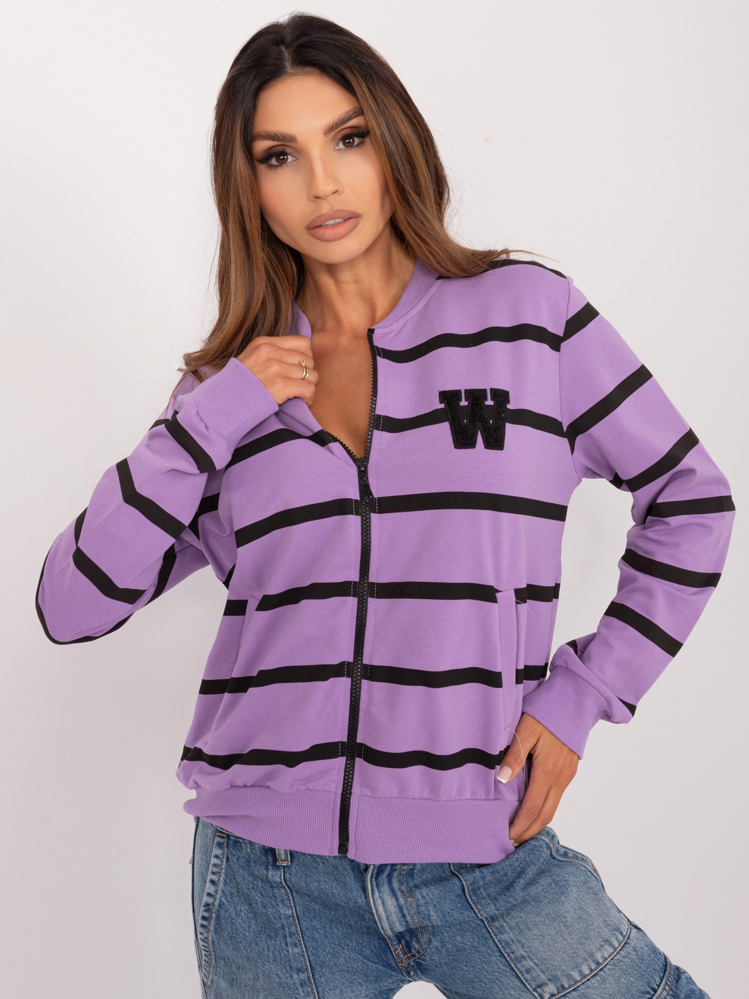 Bluza Jasny fioletowy - obrazek 3