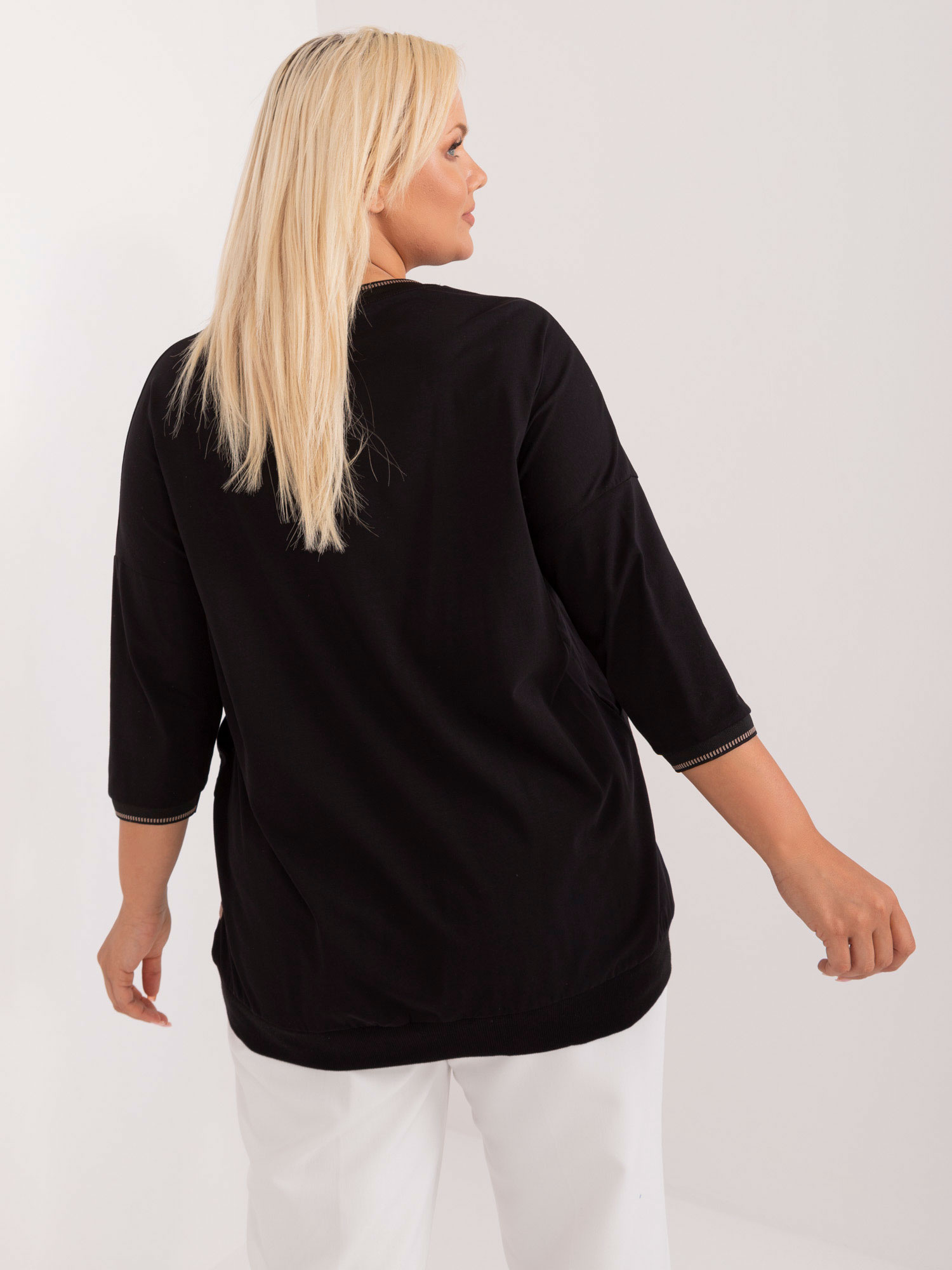 Bluzka Czarny - obrazek 3