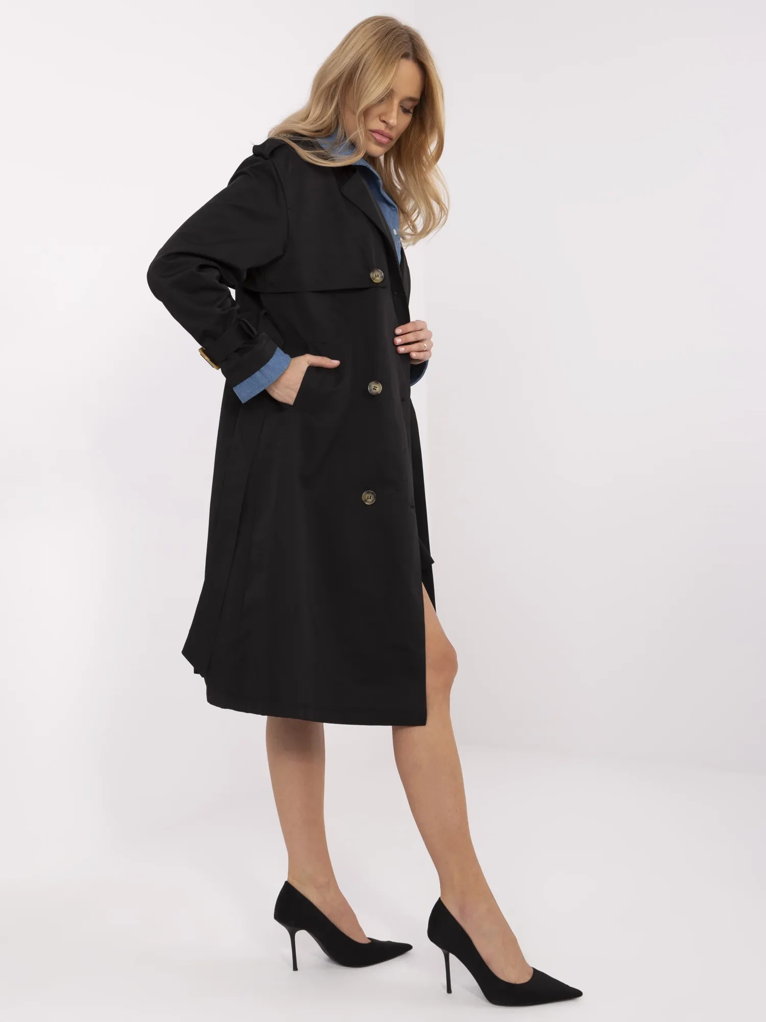 Płaszcz Czarny - obrazek 3