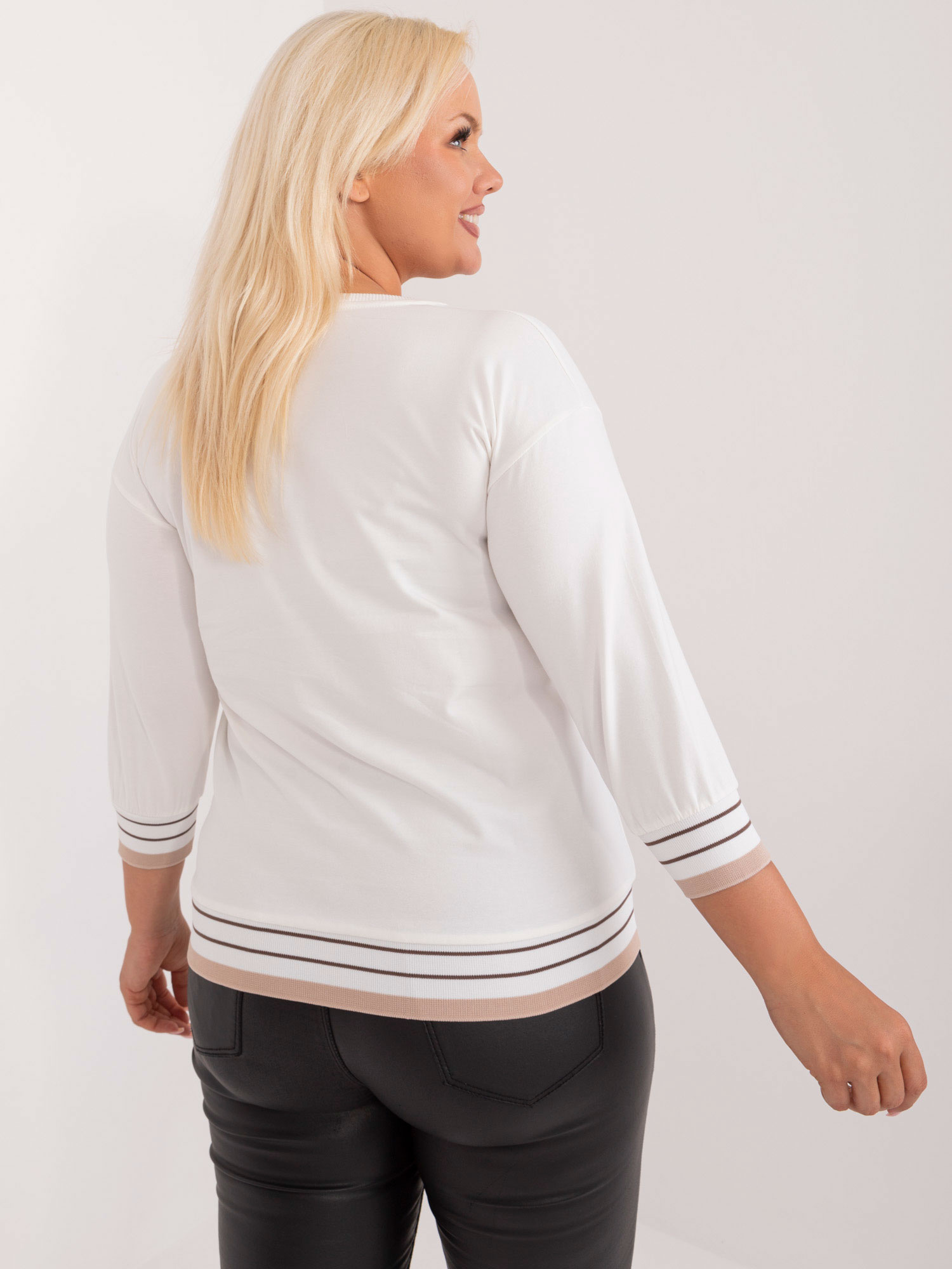 Bluzka Ecru - obrazek 3