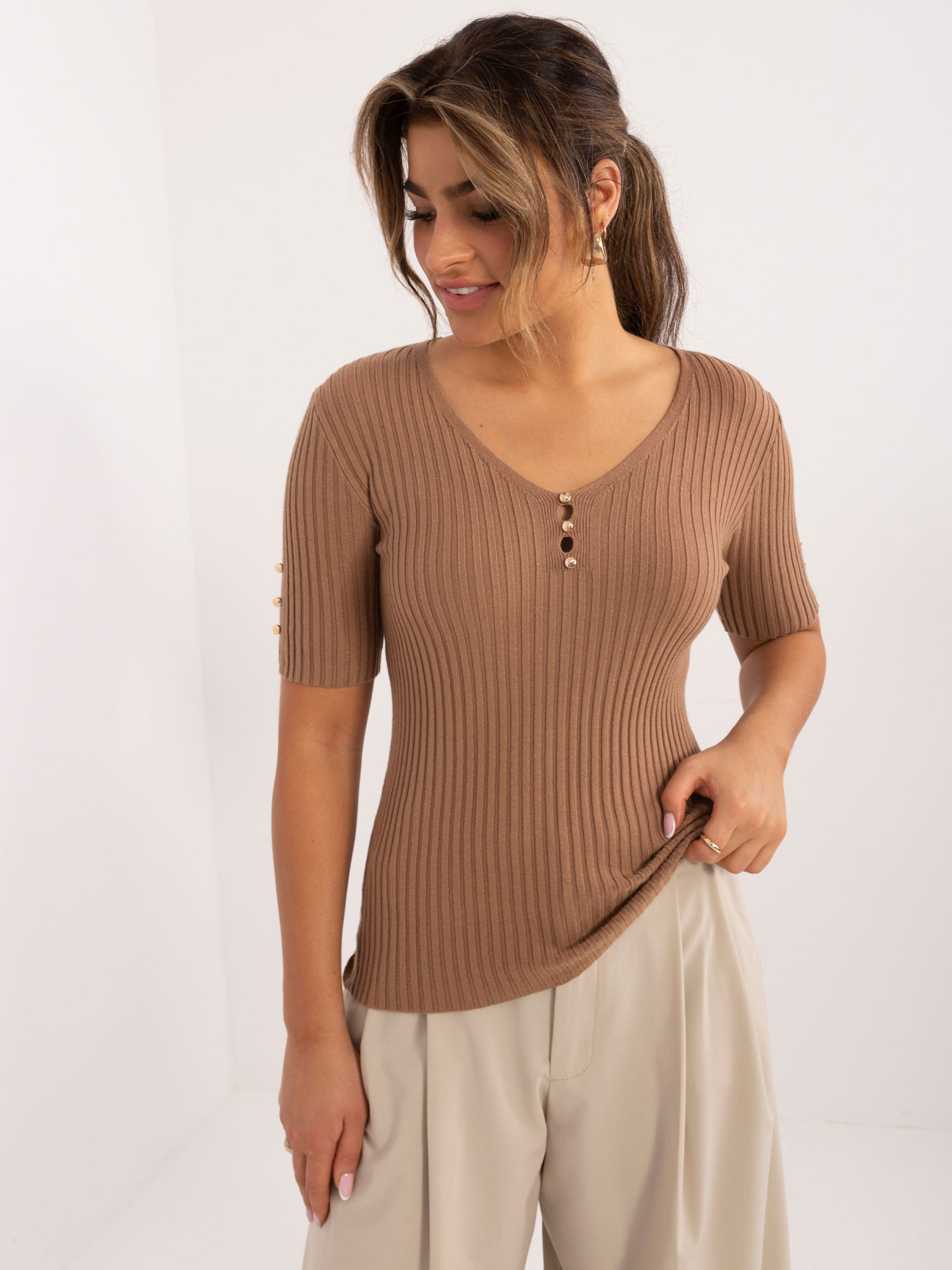 Bluzka Camelowy - obrazek 3