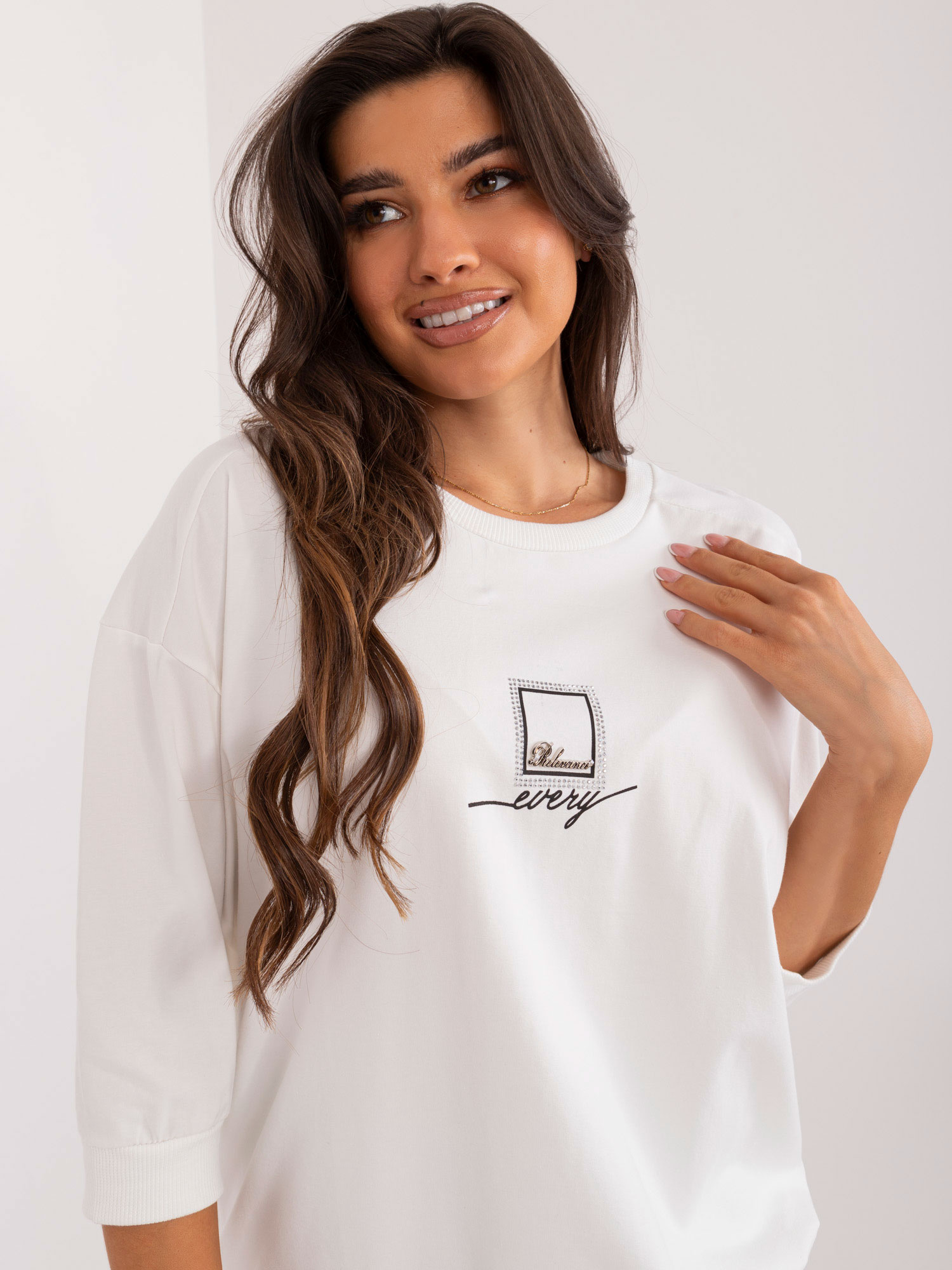 Bluzka Ecru - obrazek 3