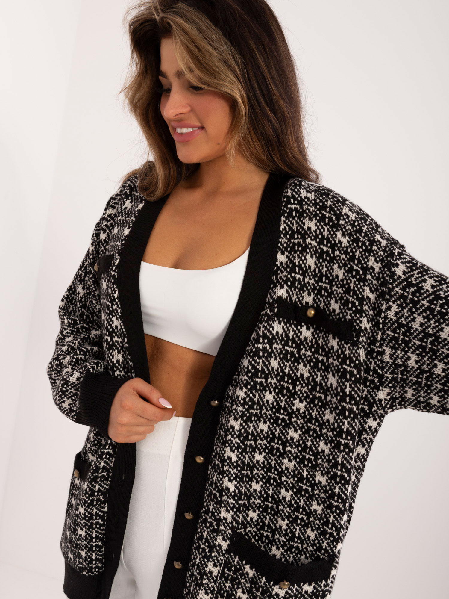 Sweter Czarny - obrazek 3