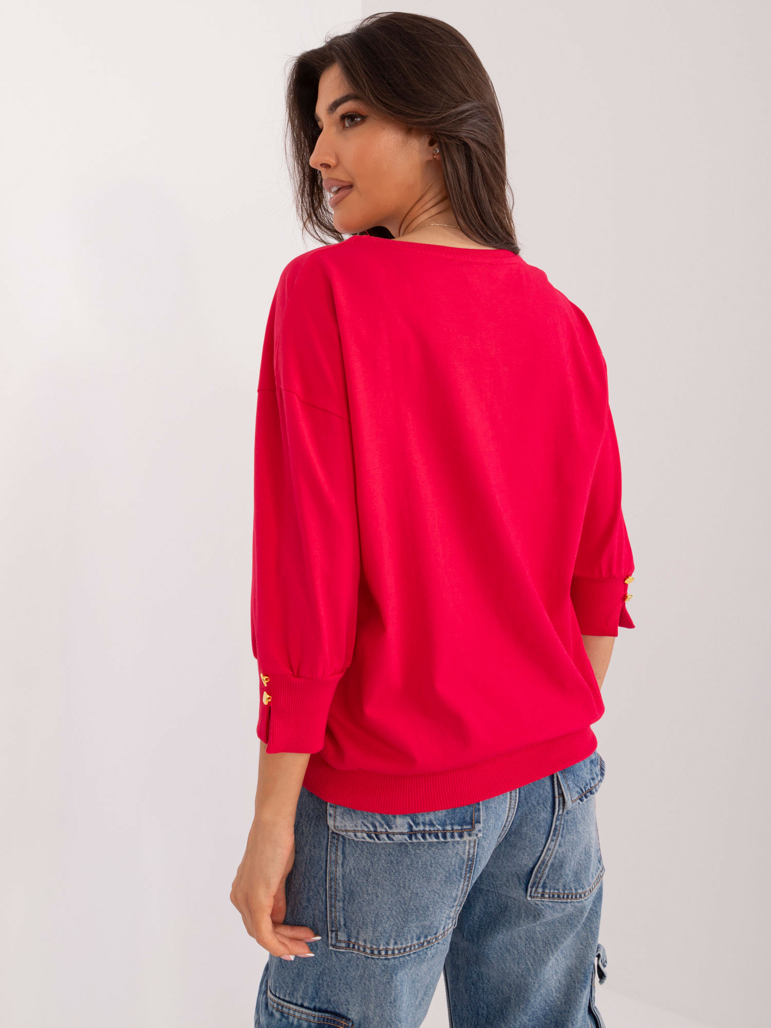 Bluzka Czerwony - obrazek 3