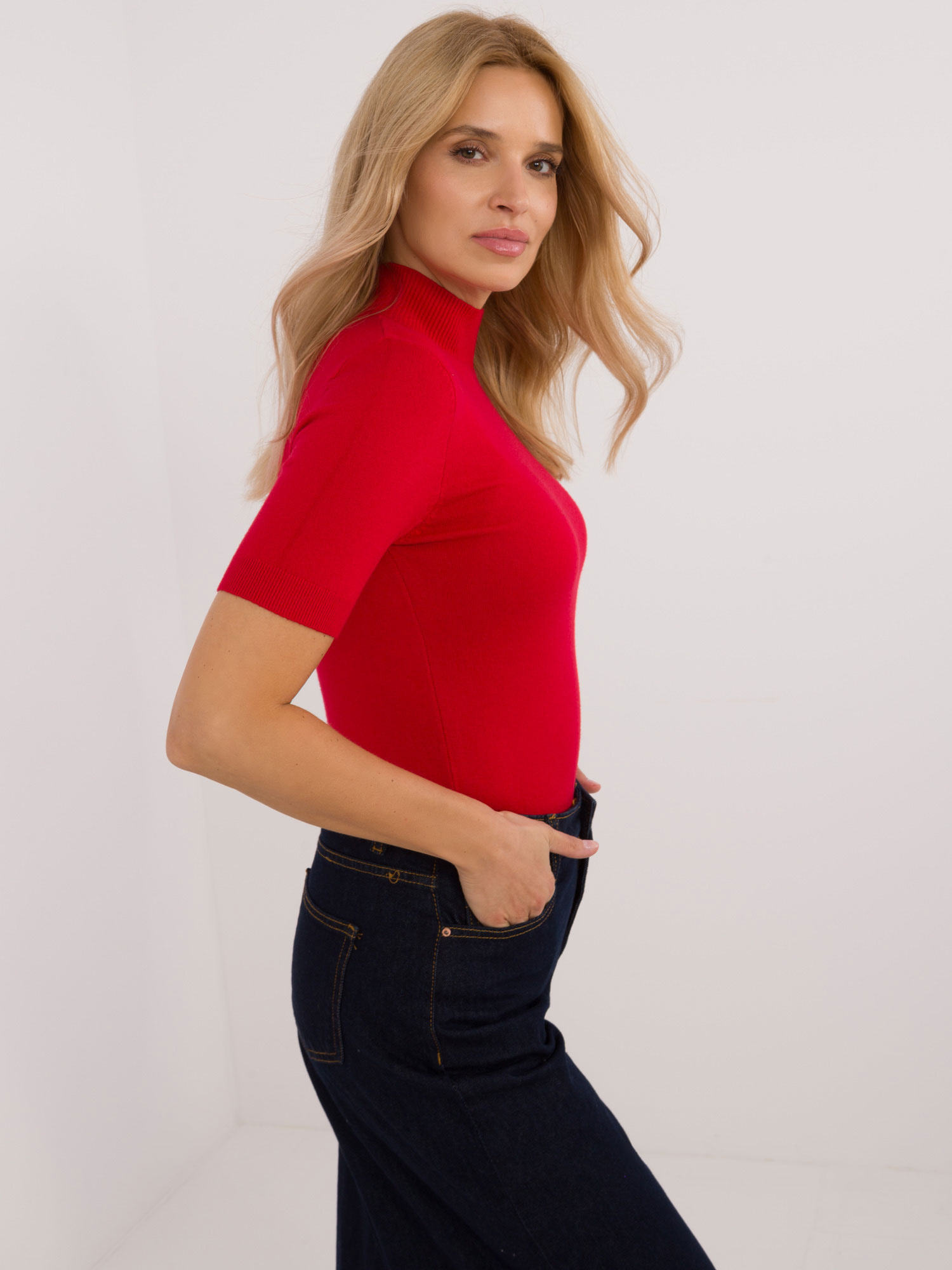 Sweter Czerwony - obrazek 3