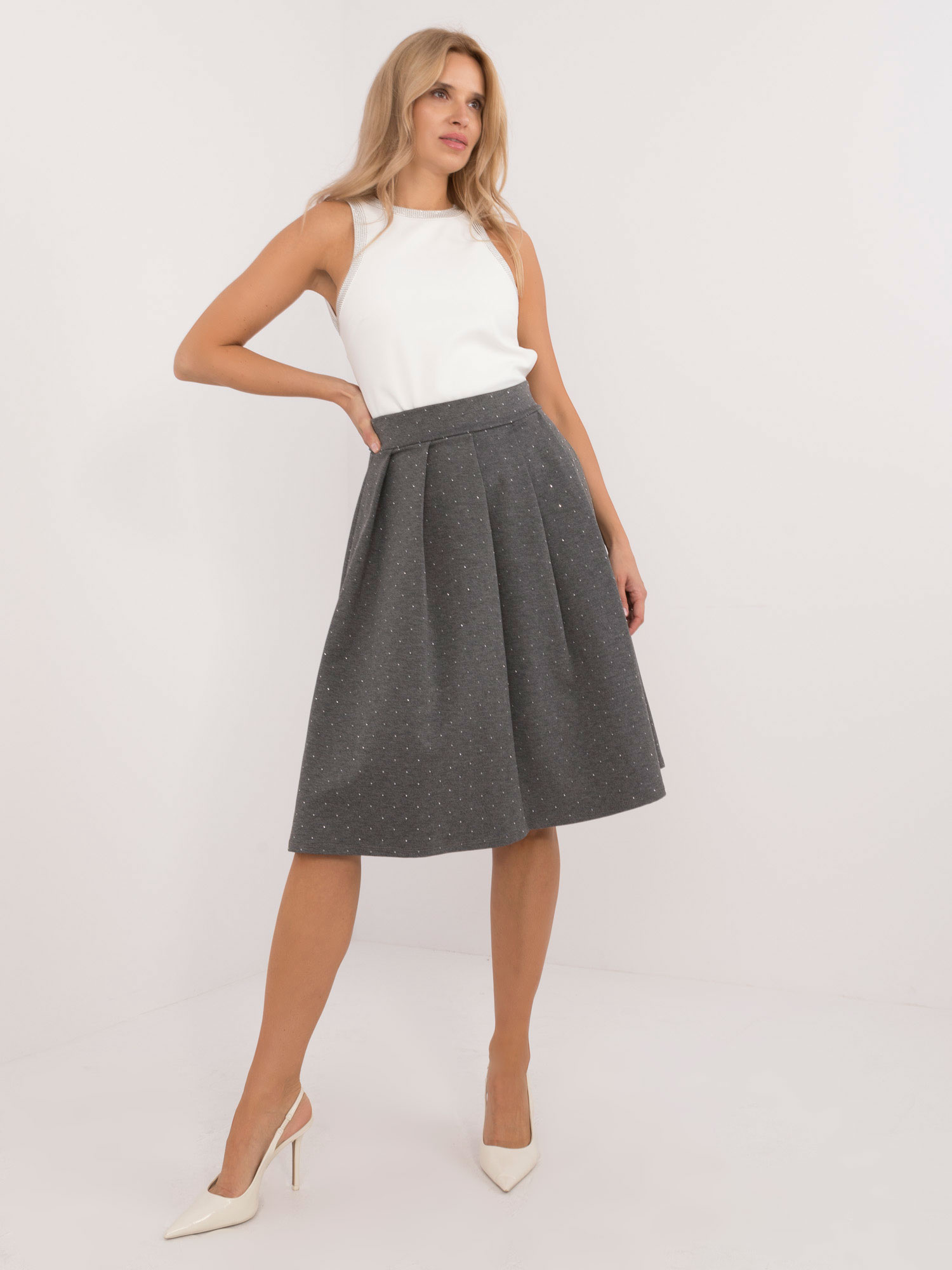 Spódnica Ciemny szary - obrazek 3