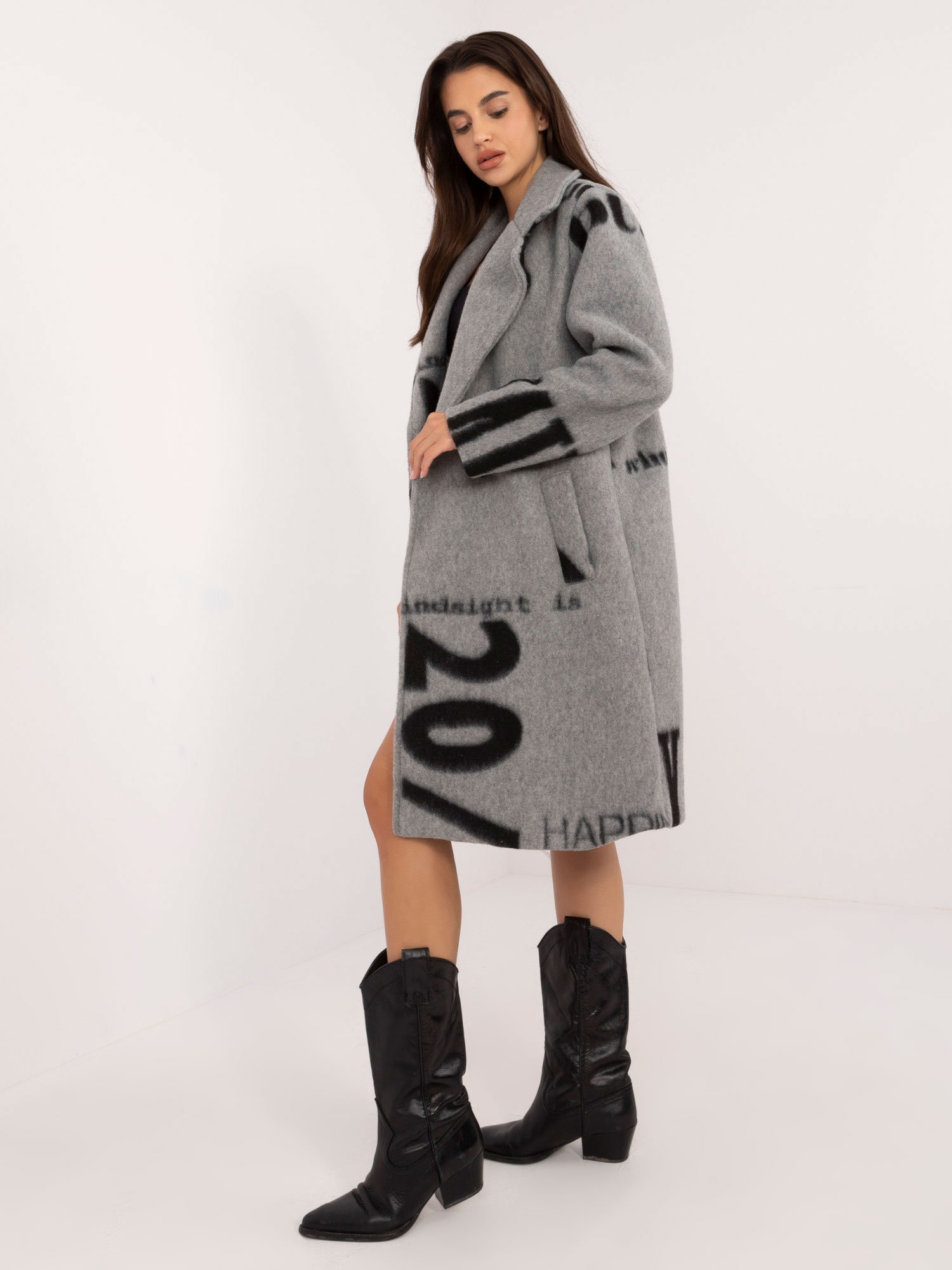 Płaszcz Szary - obrazek 3