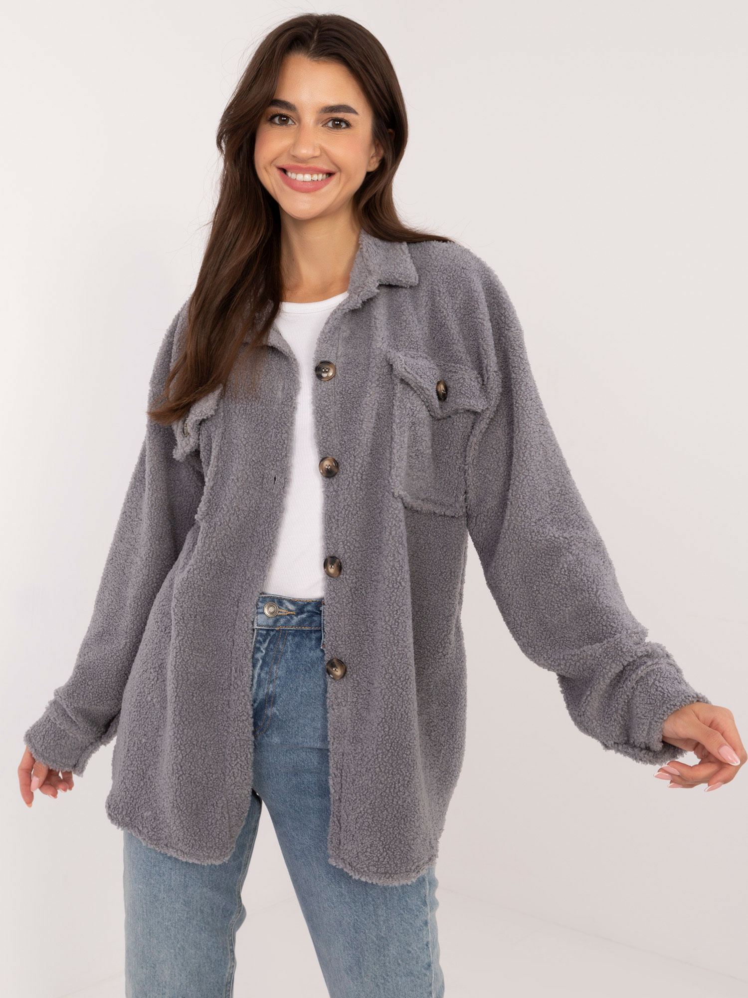 Koszula Ciemny szary - obrazek 3